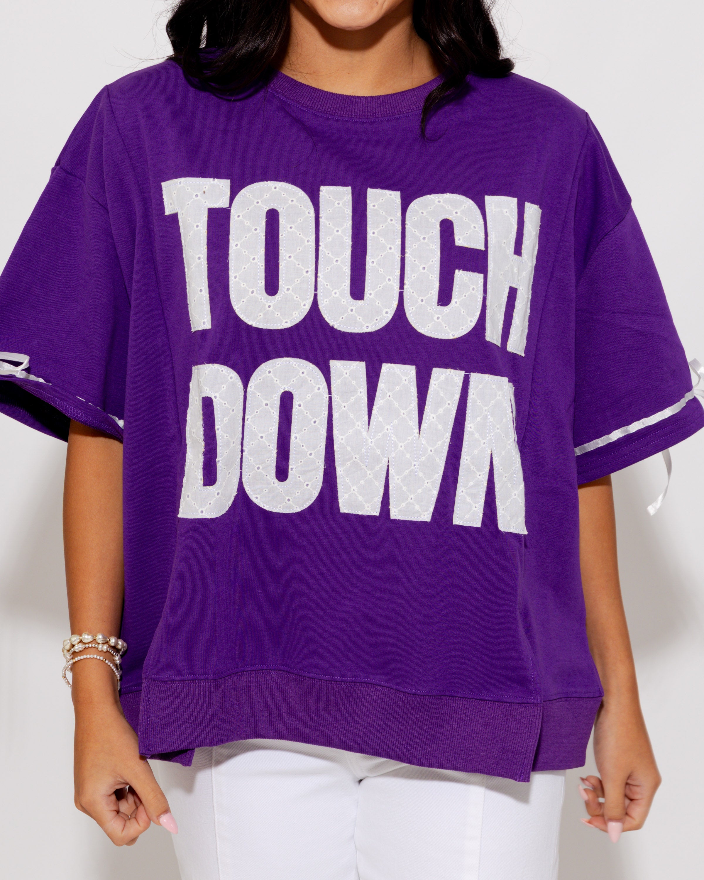 Touchdown Pullover in Purple