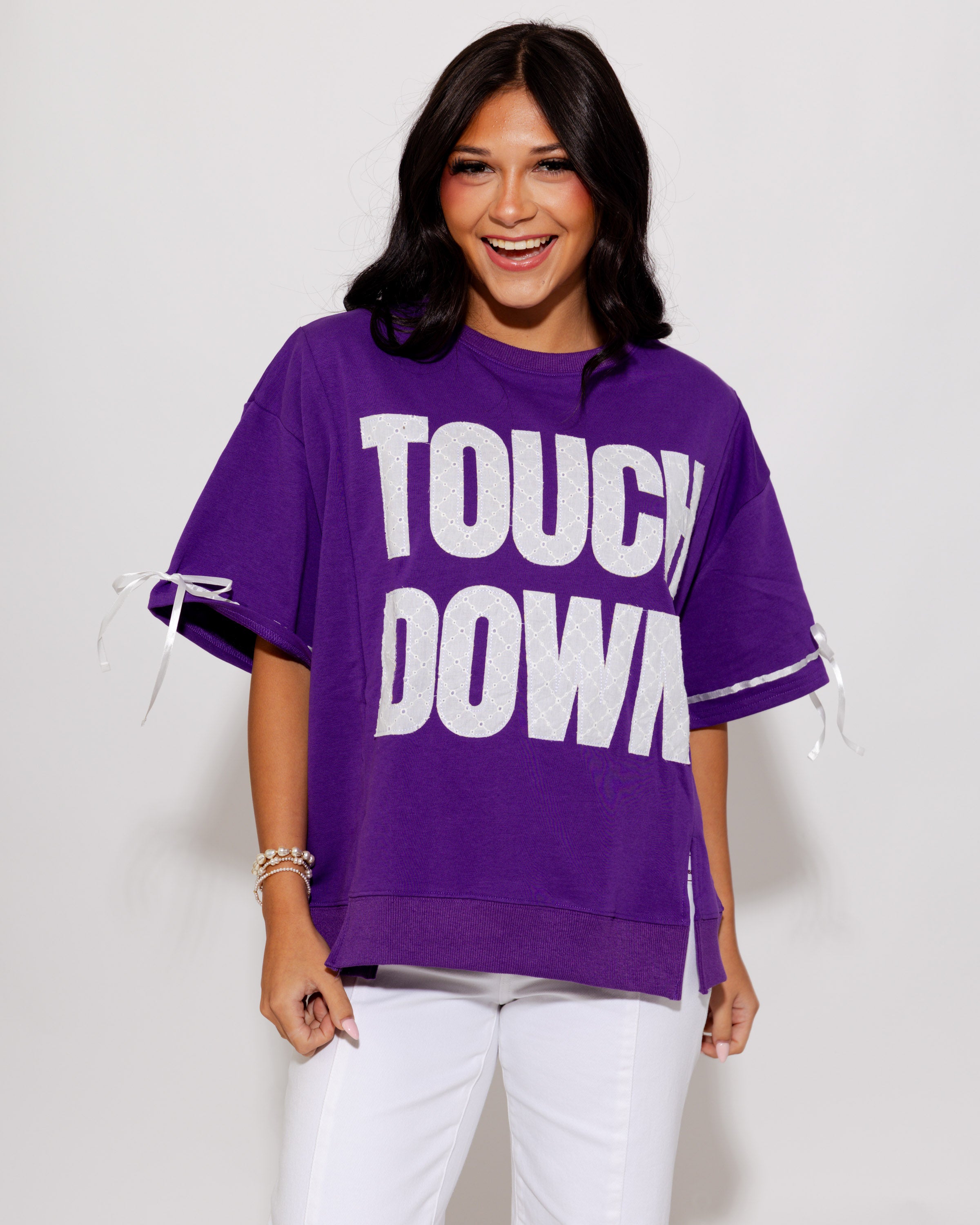 Touchdown Pullover in Purple