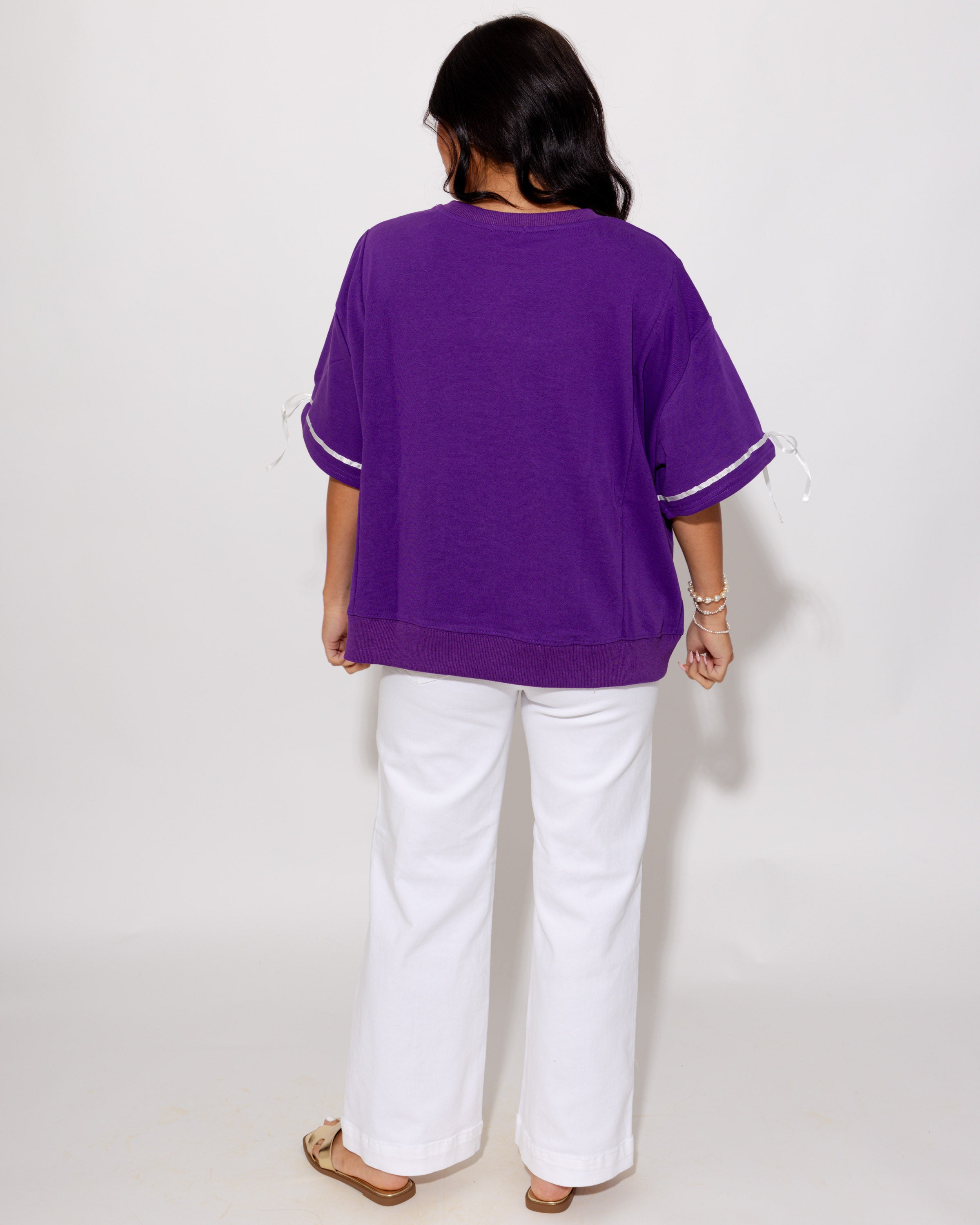 Touchdown Pullover in Purple