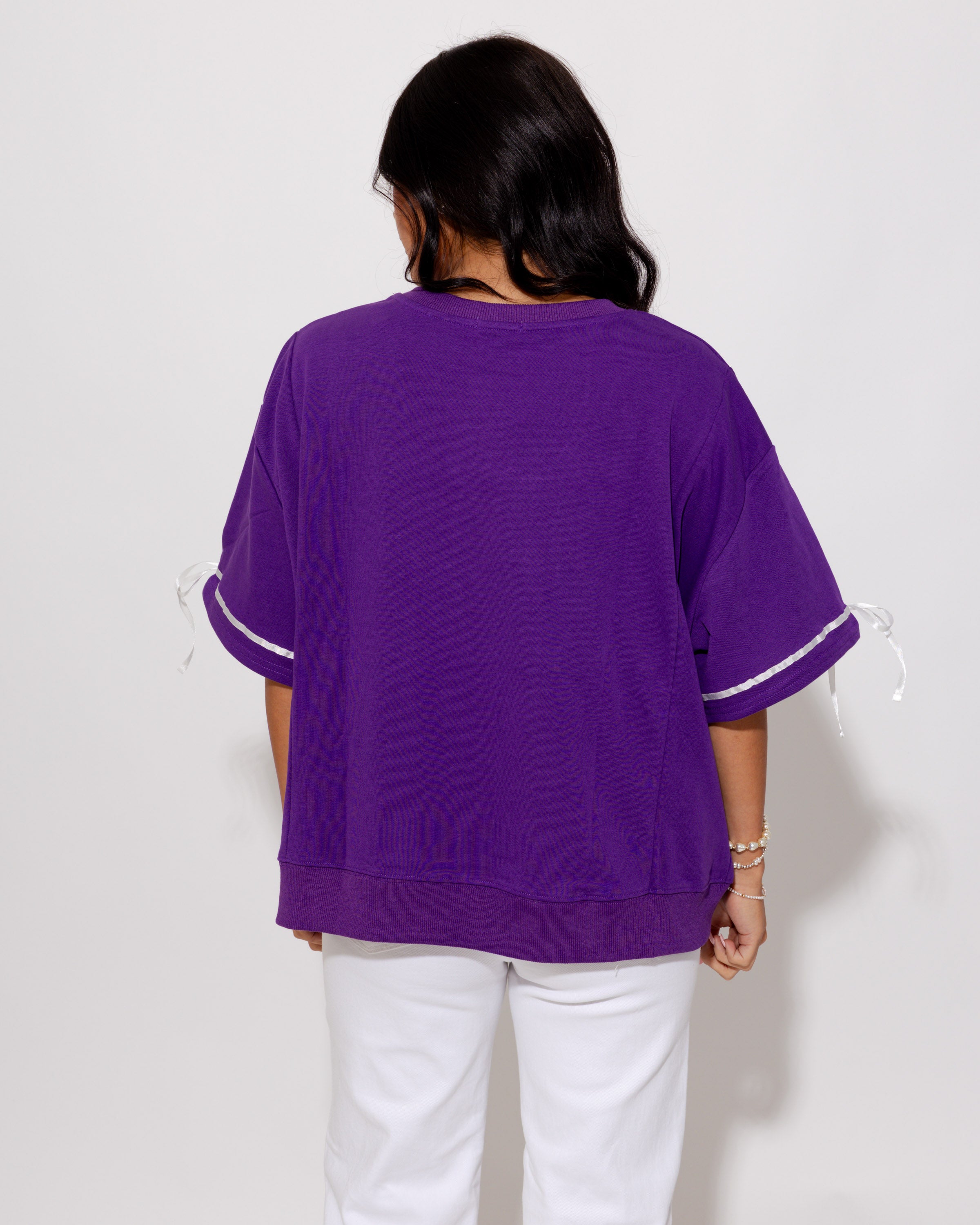 Touchdown Pullover in Purple