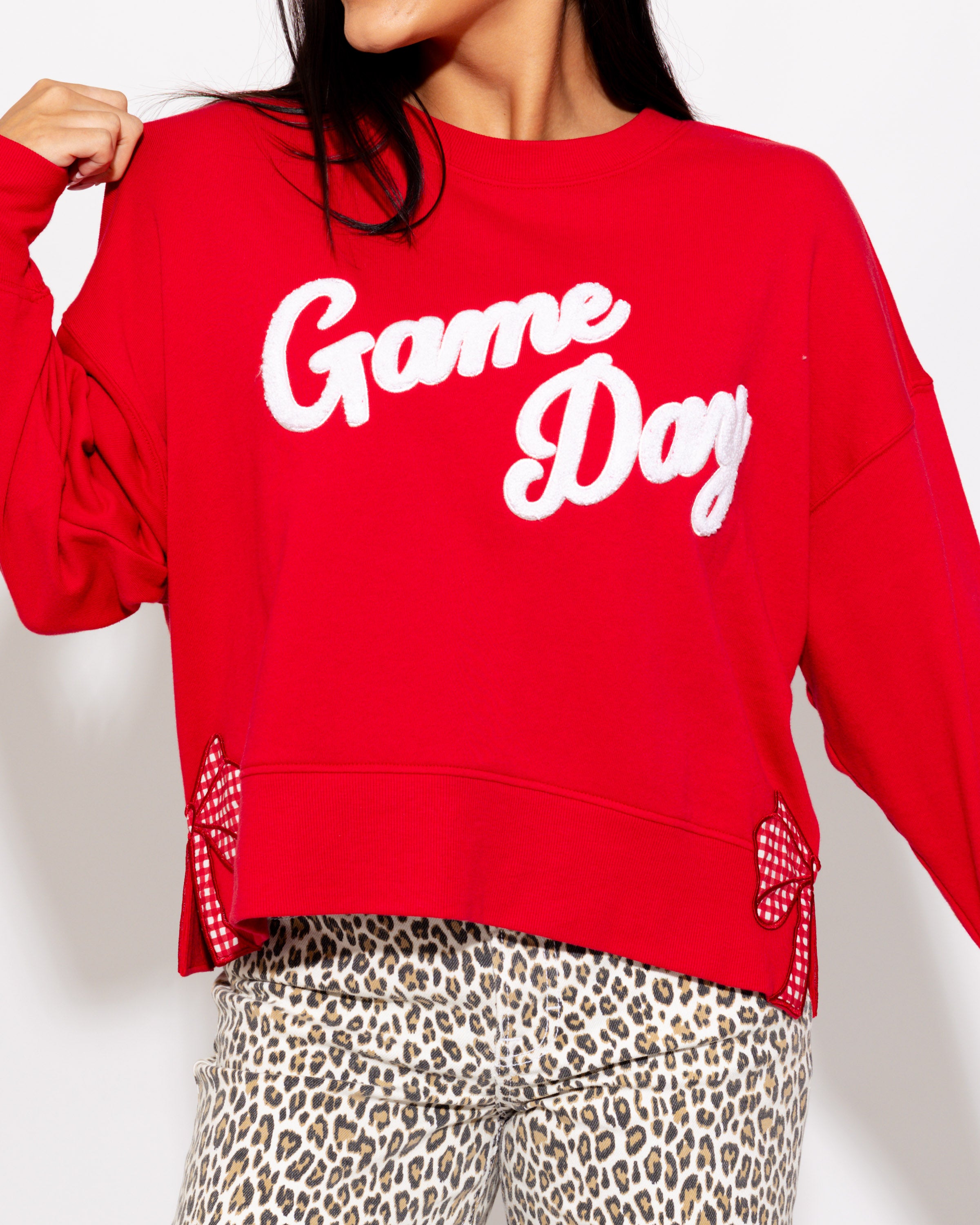 Game Day Sweatshirt in Red