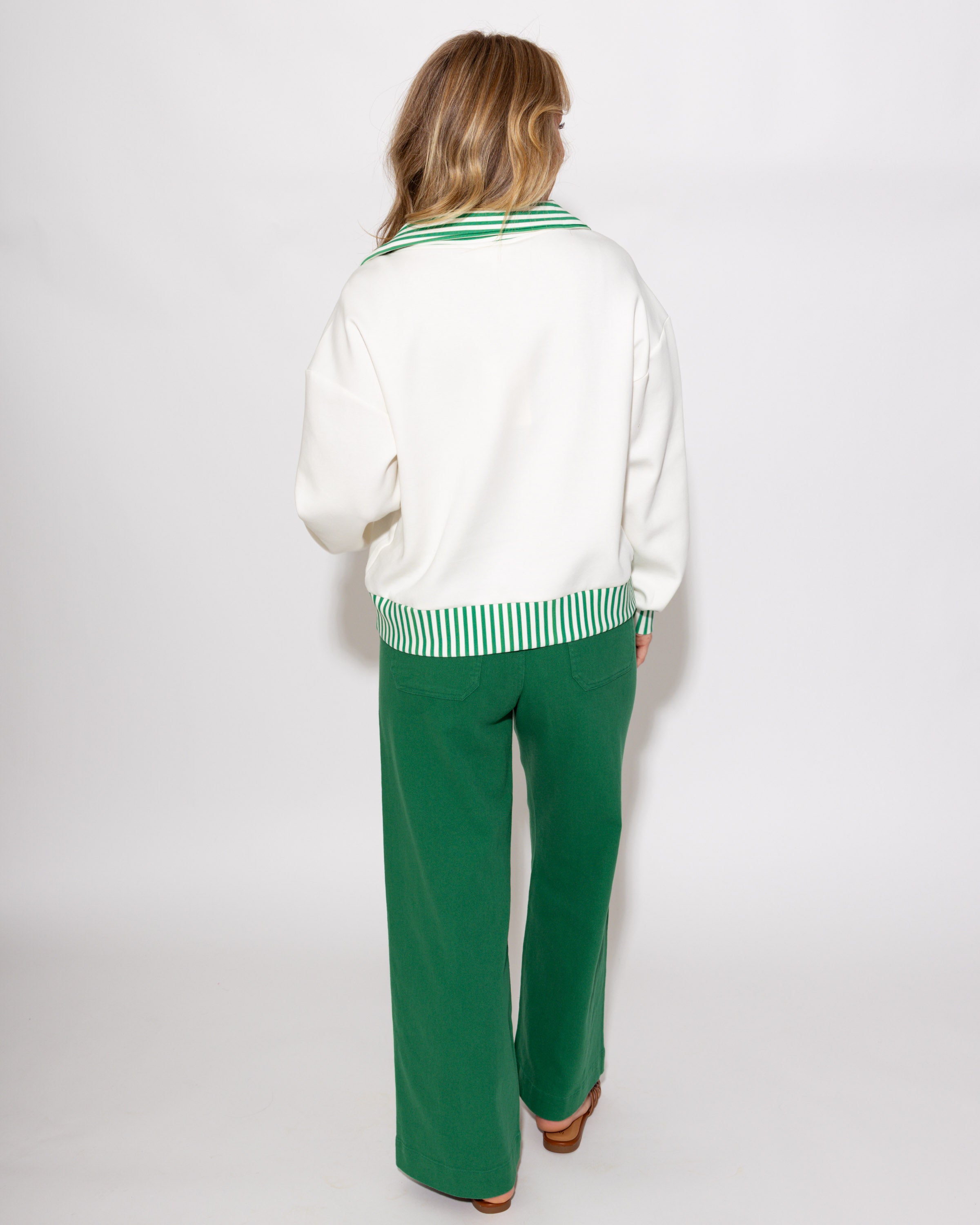 Sporty Chic Half-Zip Top