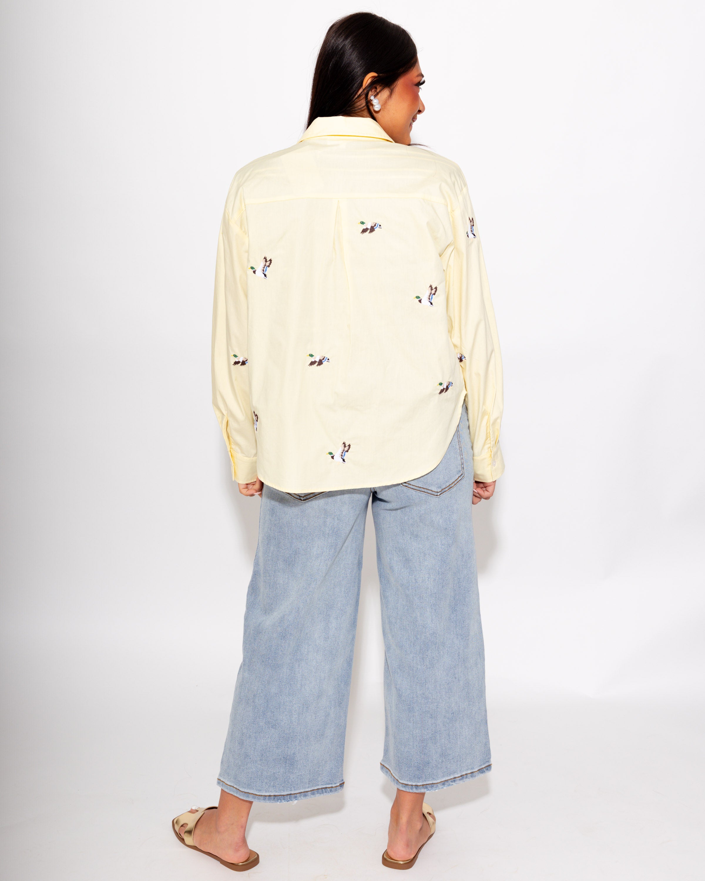 Duck Season Button Up Top