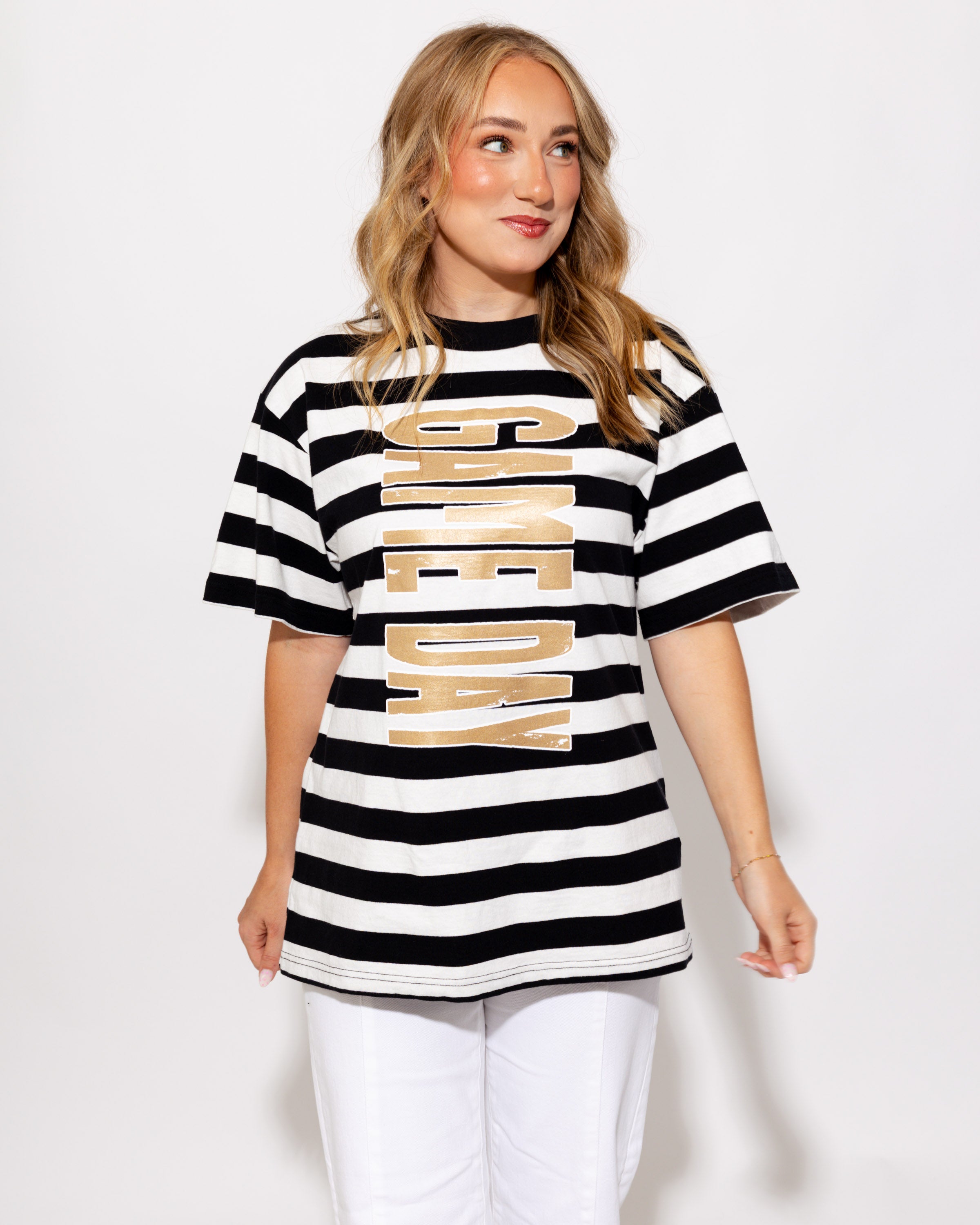 Victory Stripes Game Day Tee