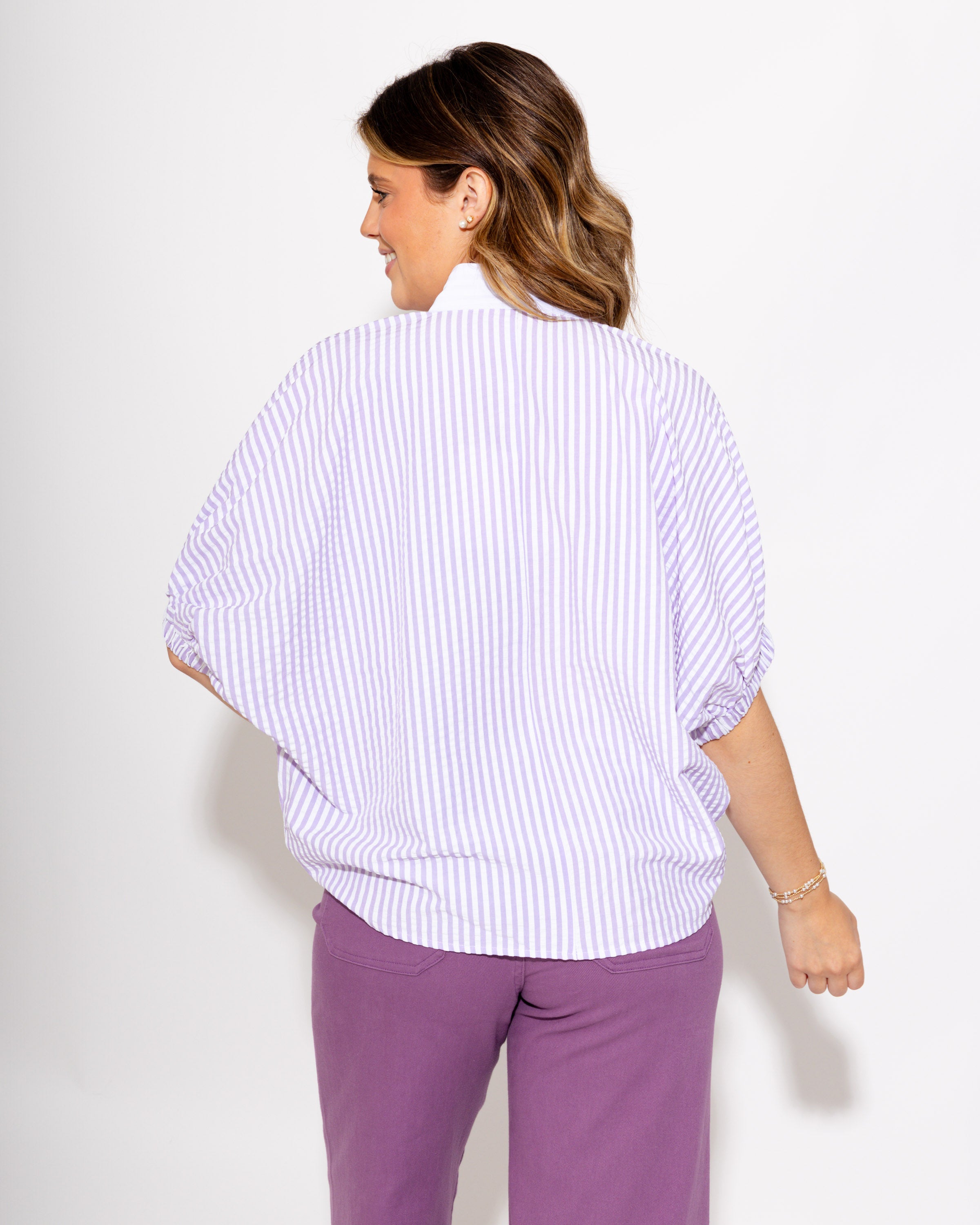 The Easy Contrast Stripe Top