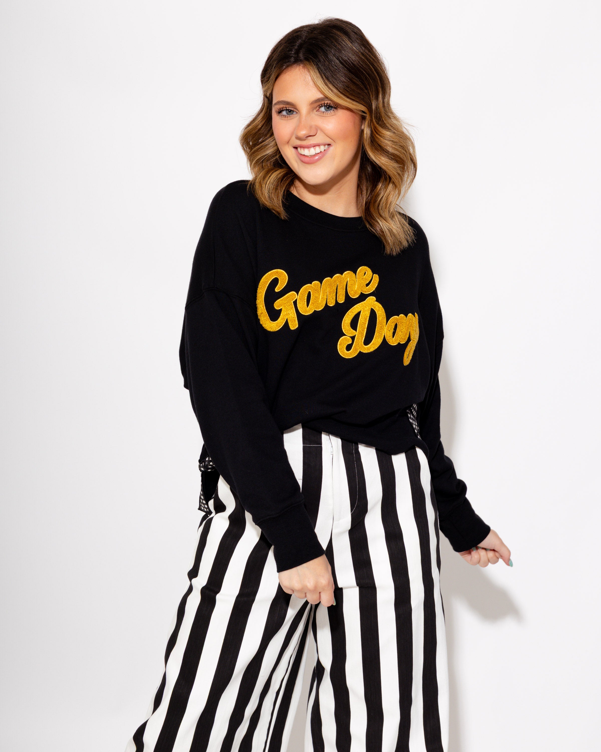 Game Day Sweatshirt in Black