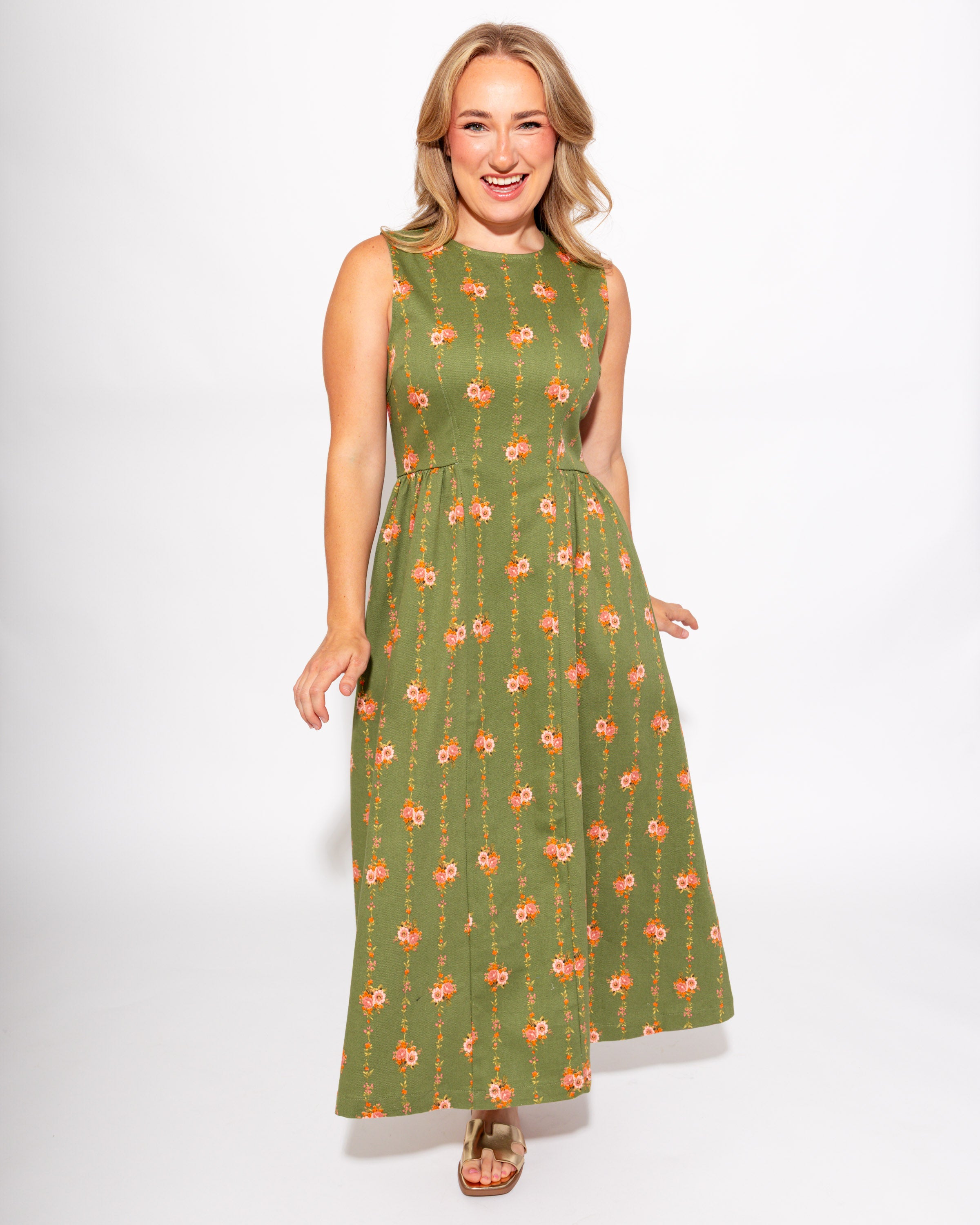Garden Muse Midi Dress