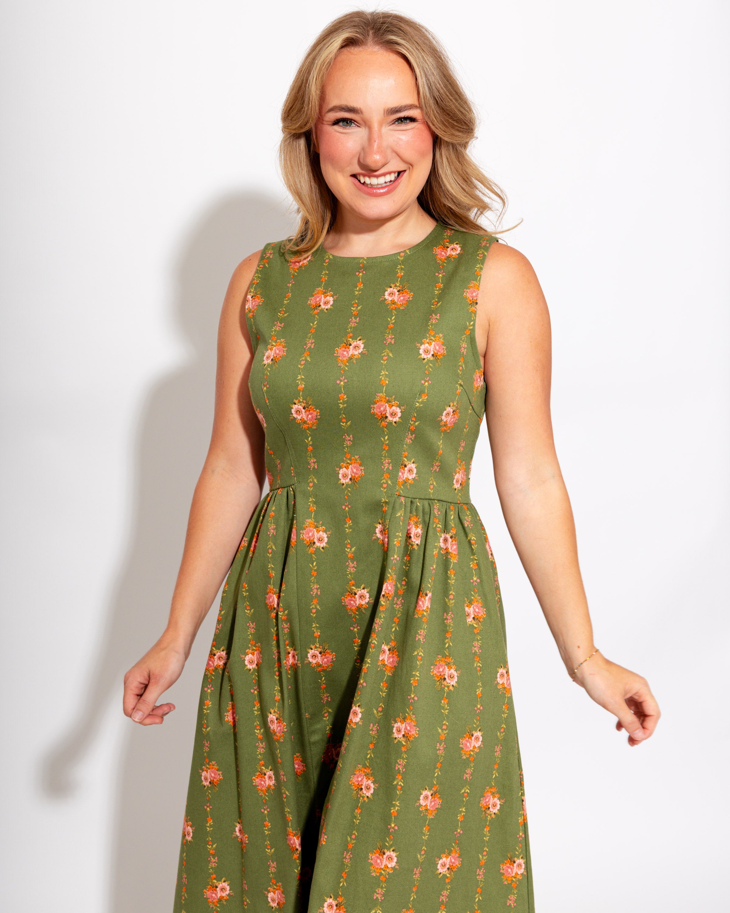 Garden Muse Midi Dress