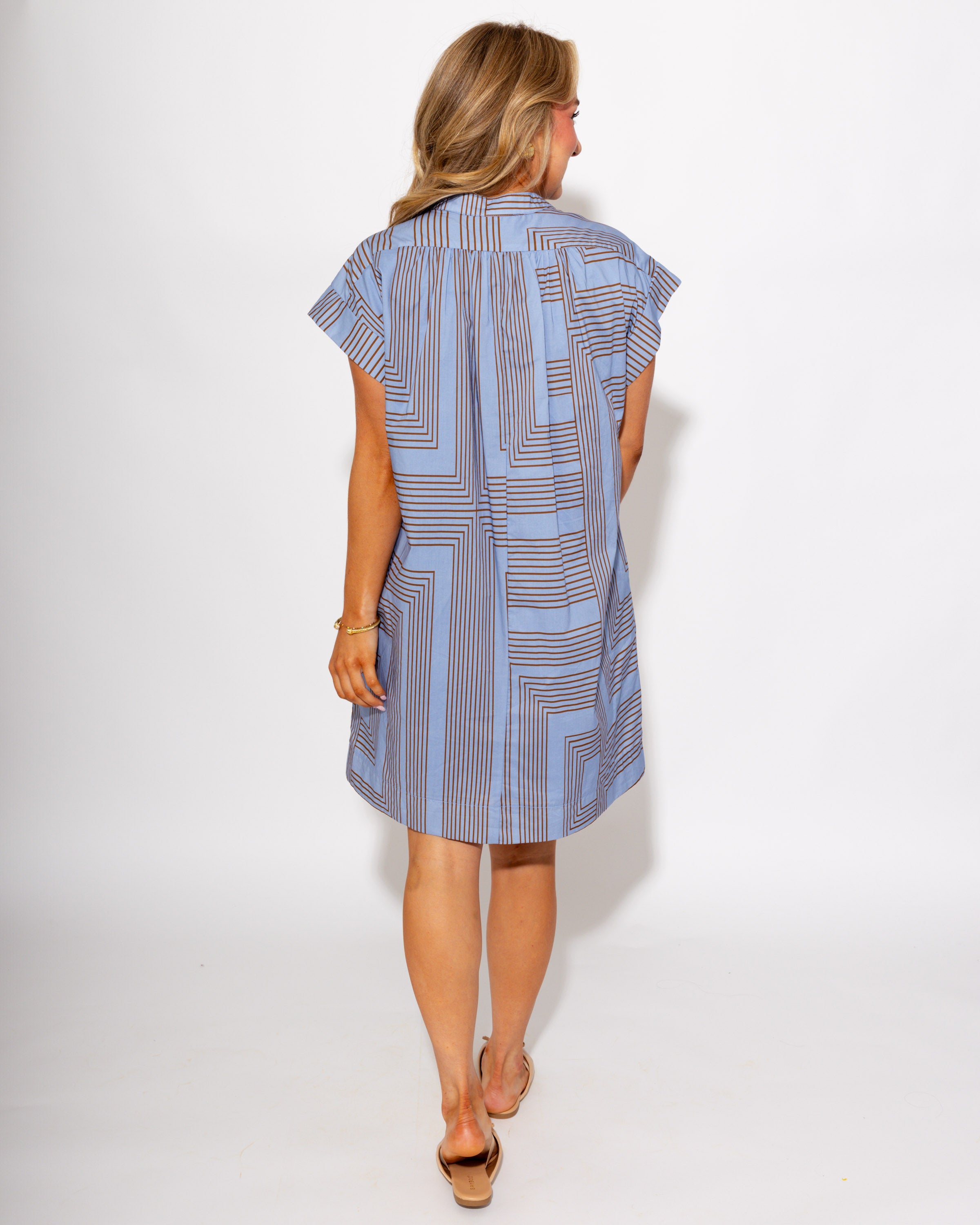 Geometric Print Mini Dress