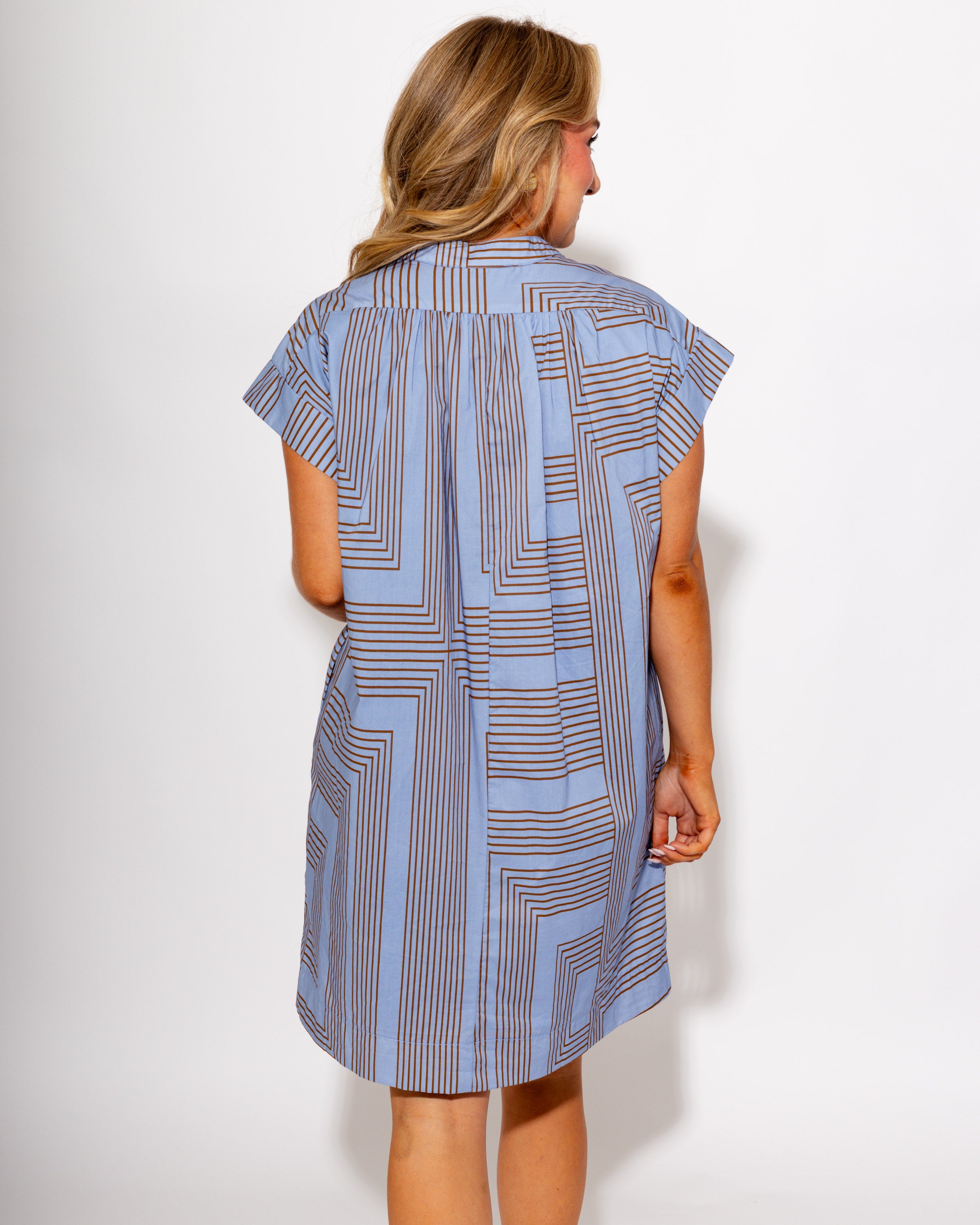 Geometric Print Mini Dress