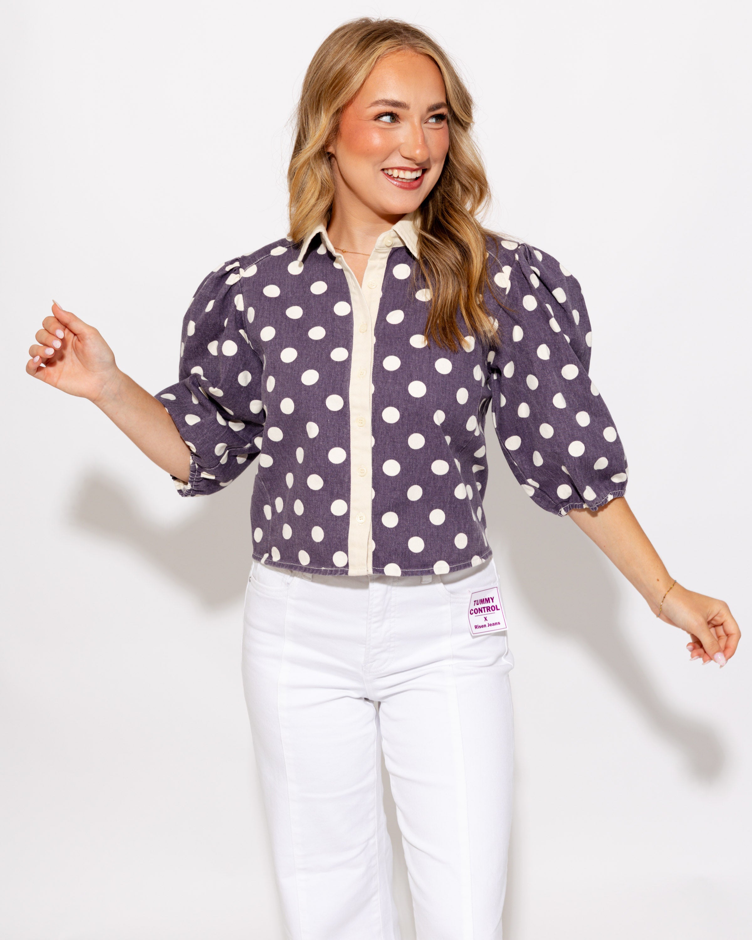 The Polished Polka Dot Jacket