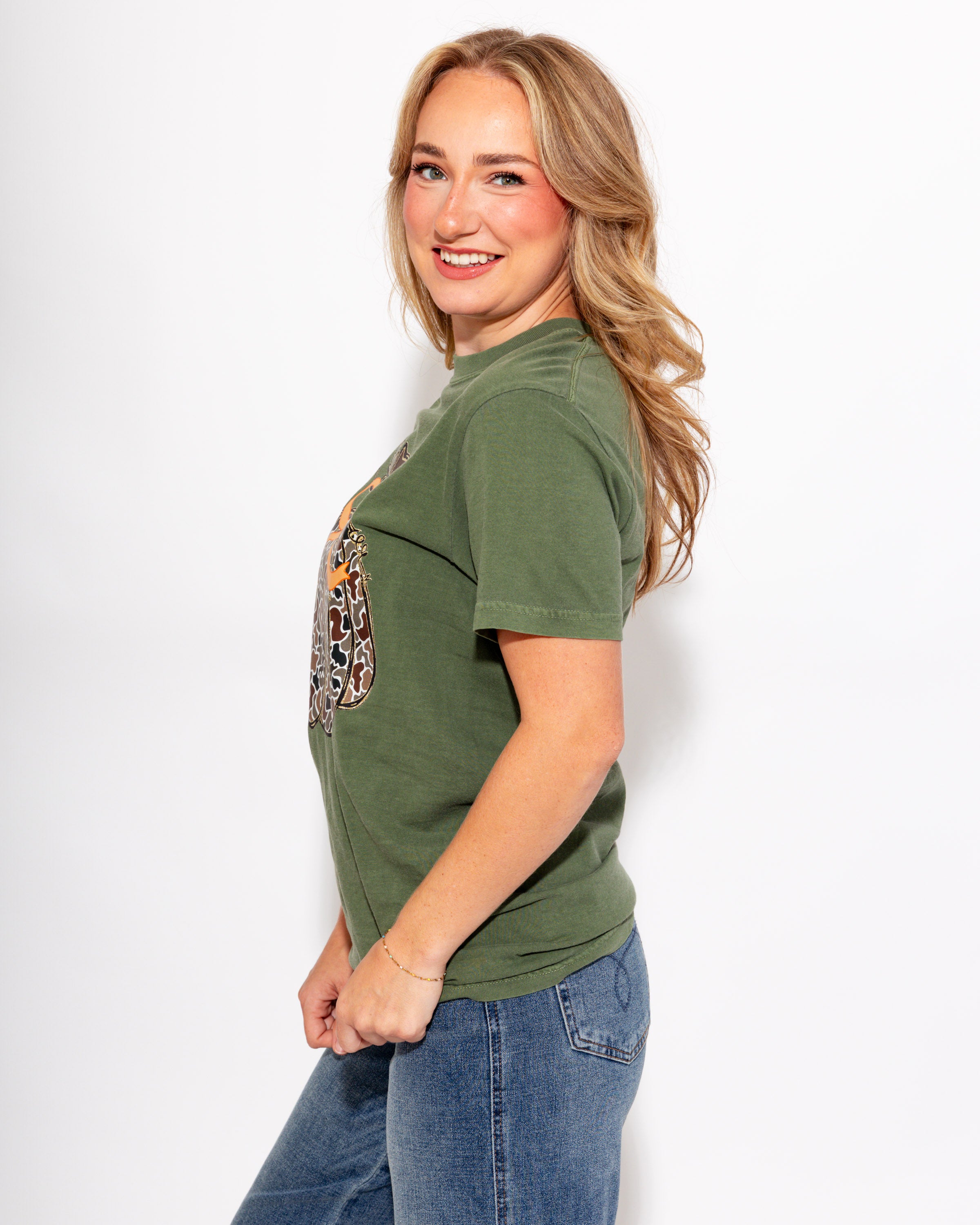 Camo Pumpkin Tee