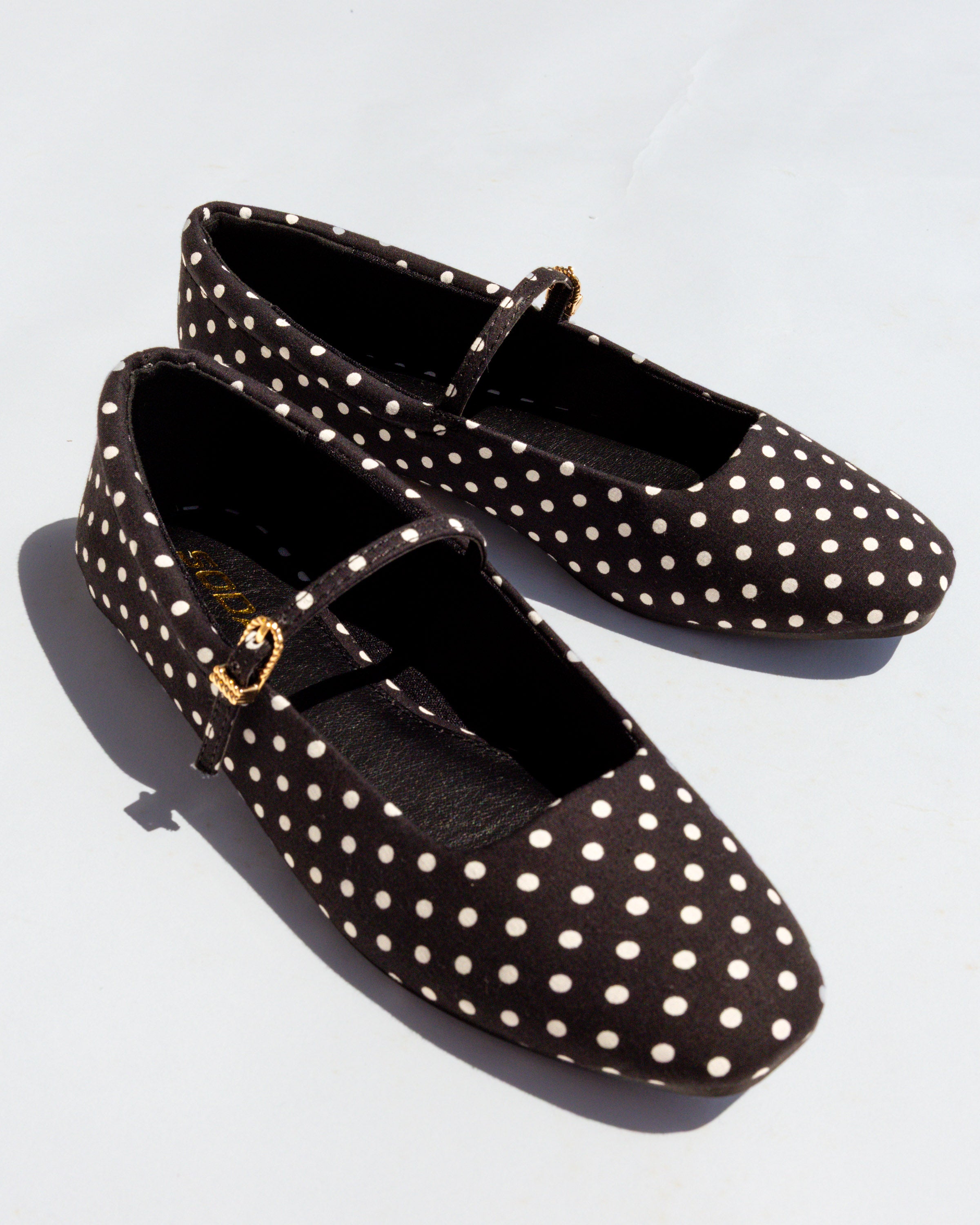 Polka Dot Mary Jane Flats