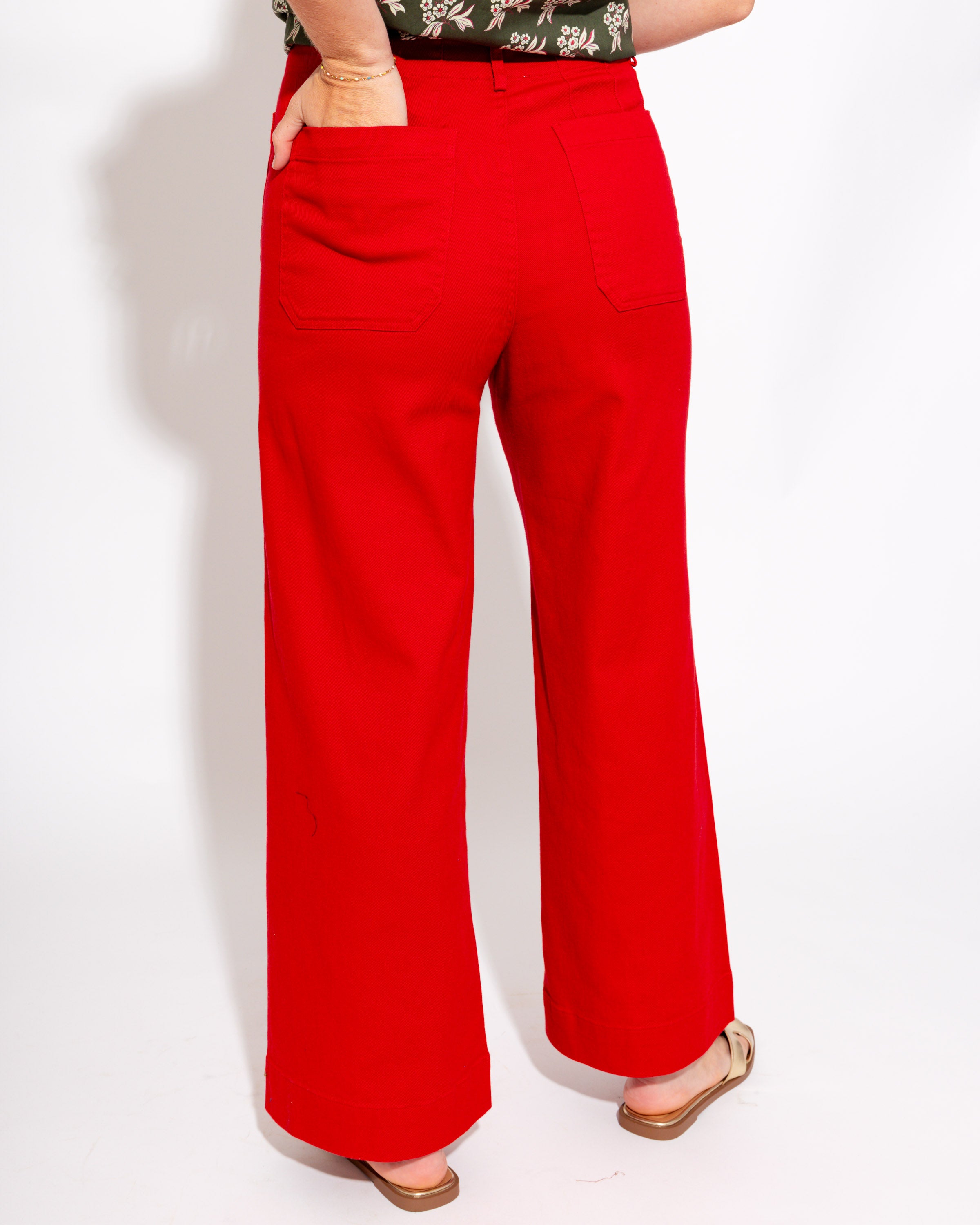 The Go-To Pant in Scarlet