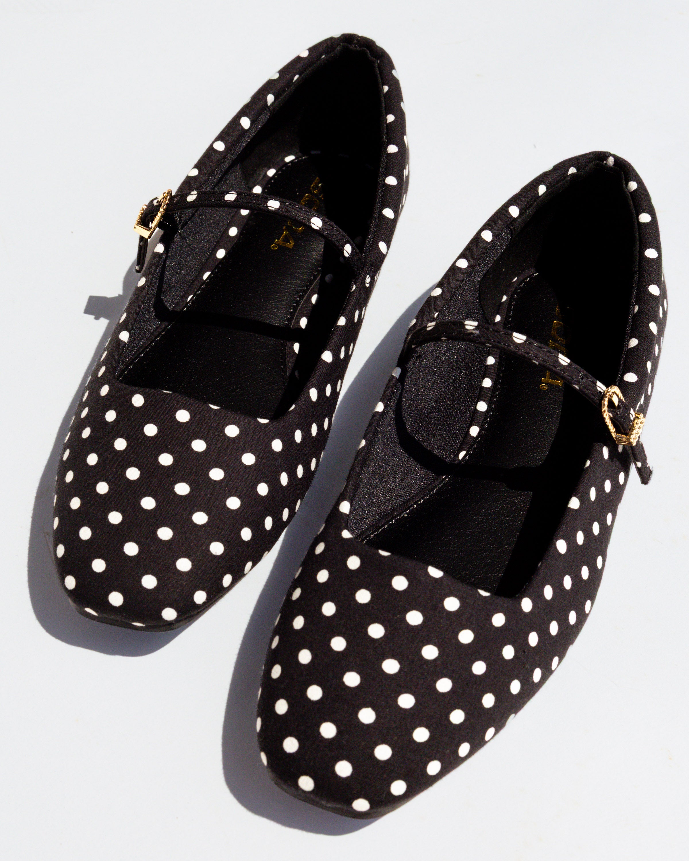 Polka Dot Mary Jane Flats