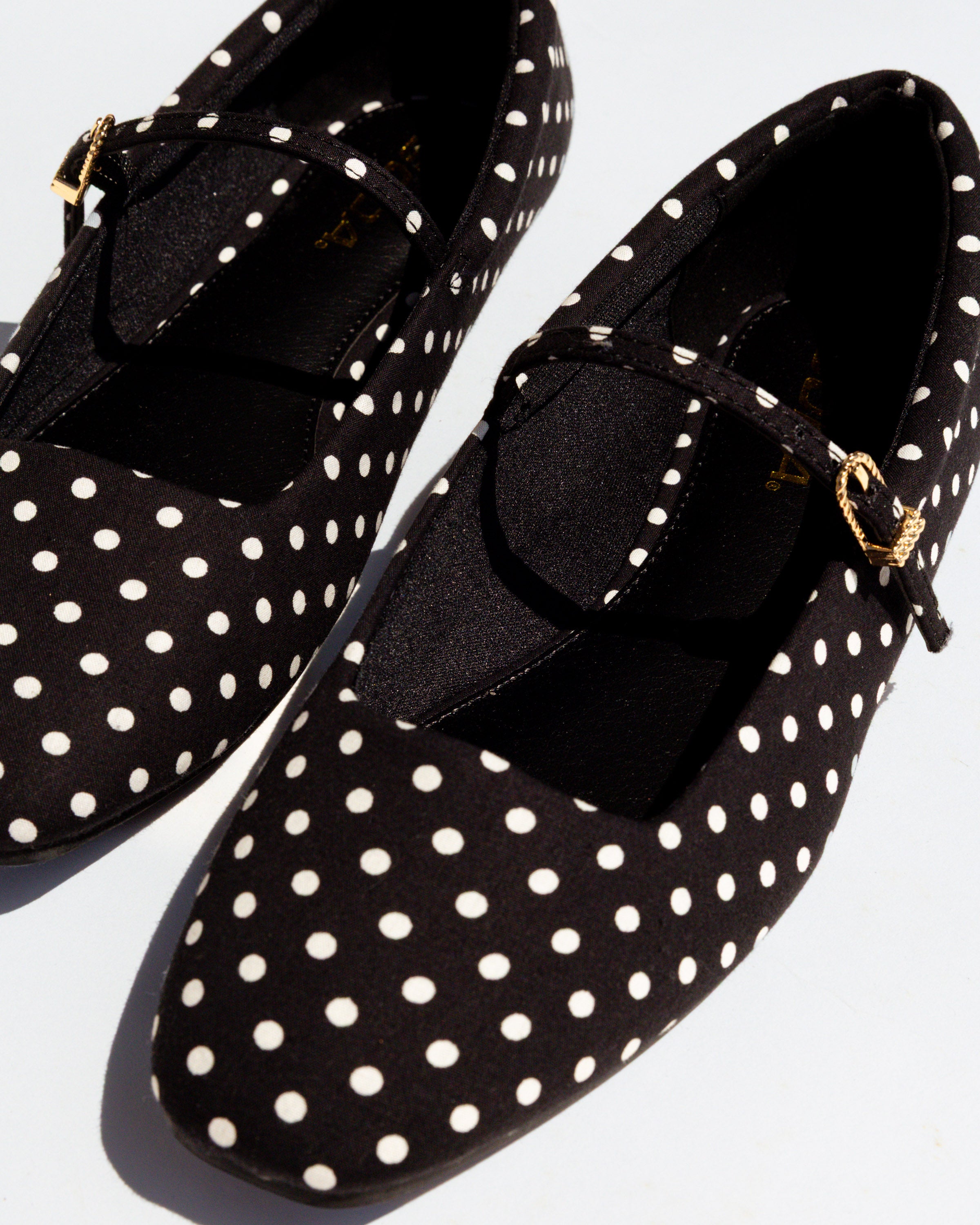 Polka Dot Mary Jane Flats