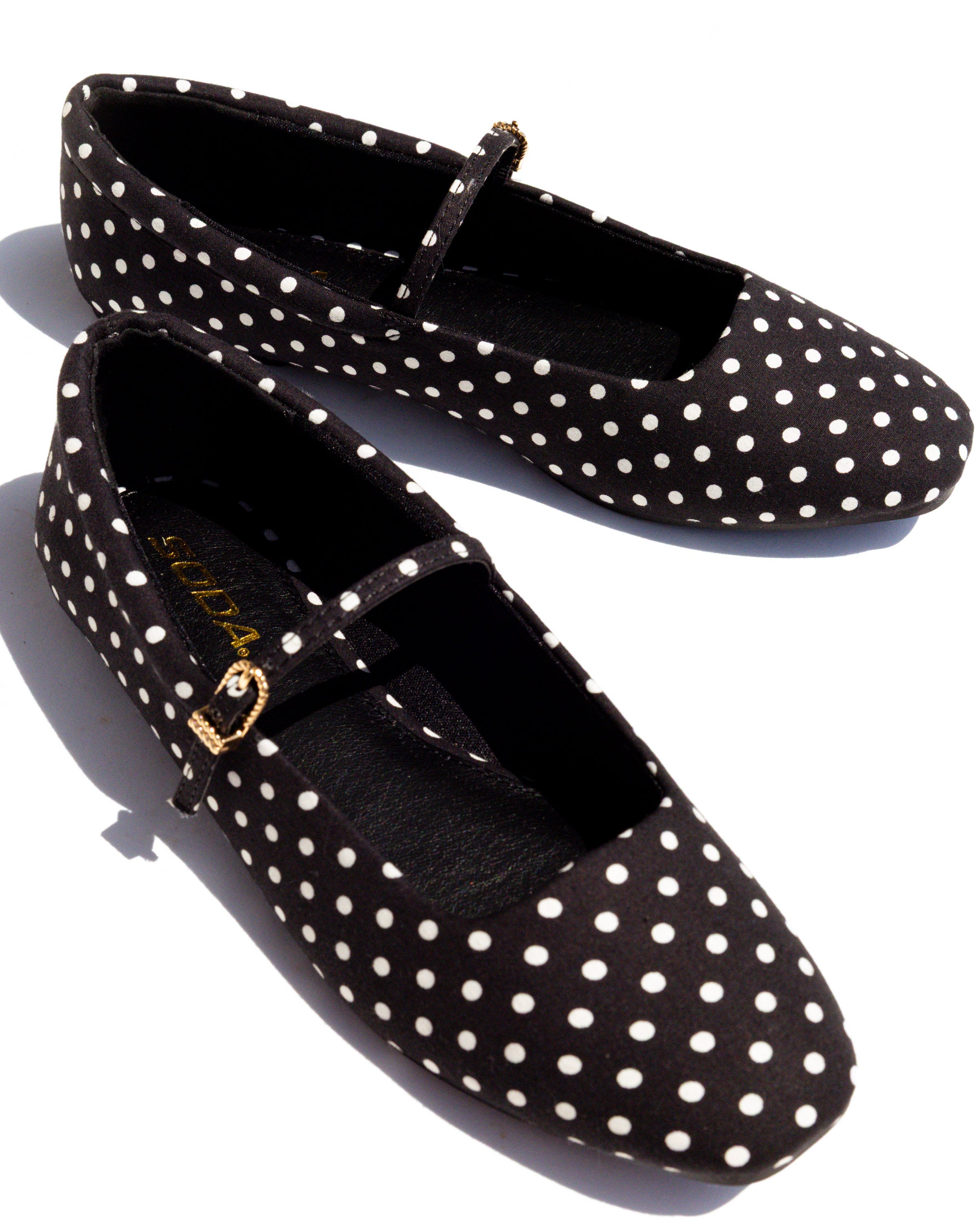 Polka Dot Mary Jane Flats