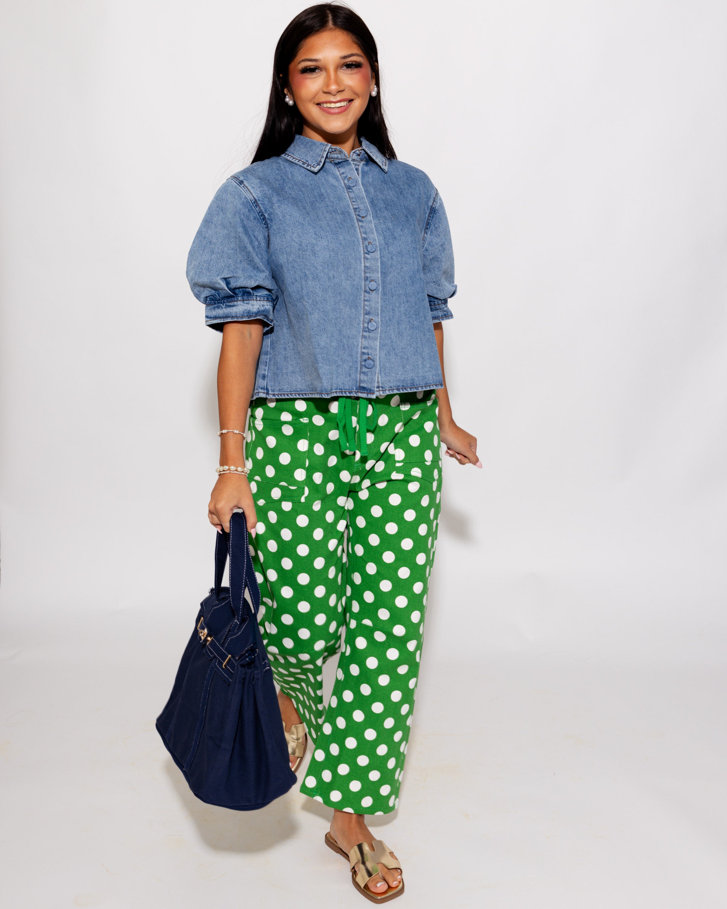 The Everyday Luxe Tote in Navy