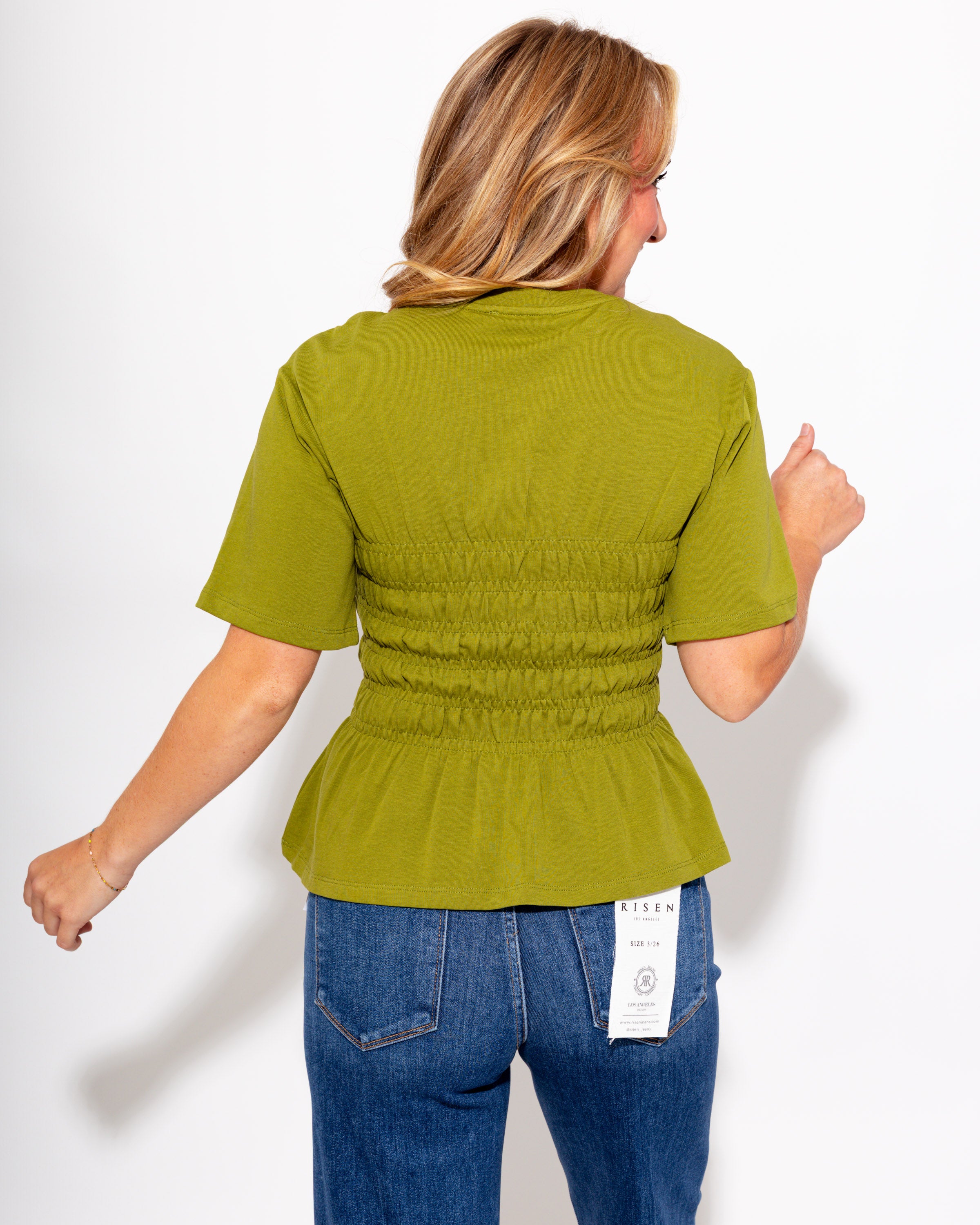 Cinched Waist Elevated Top