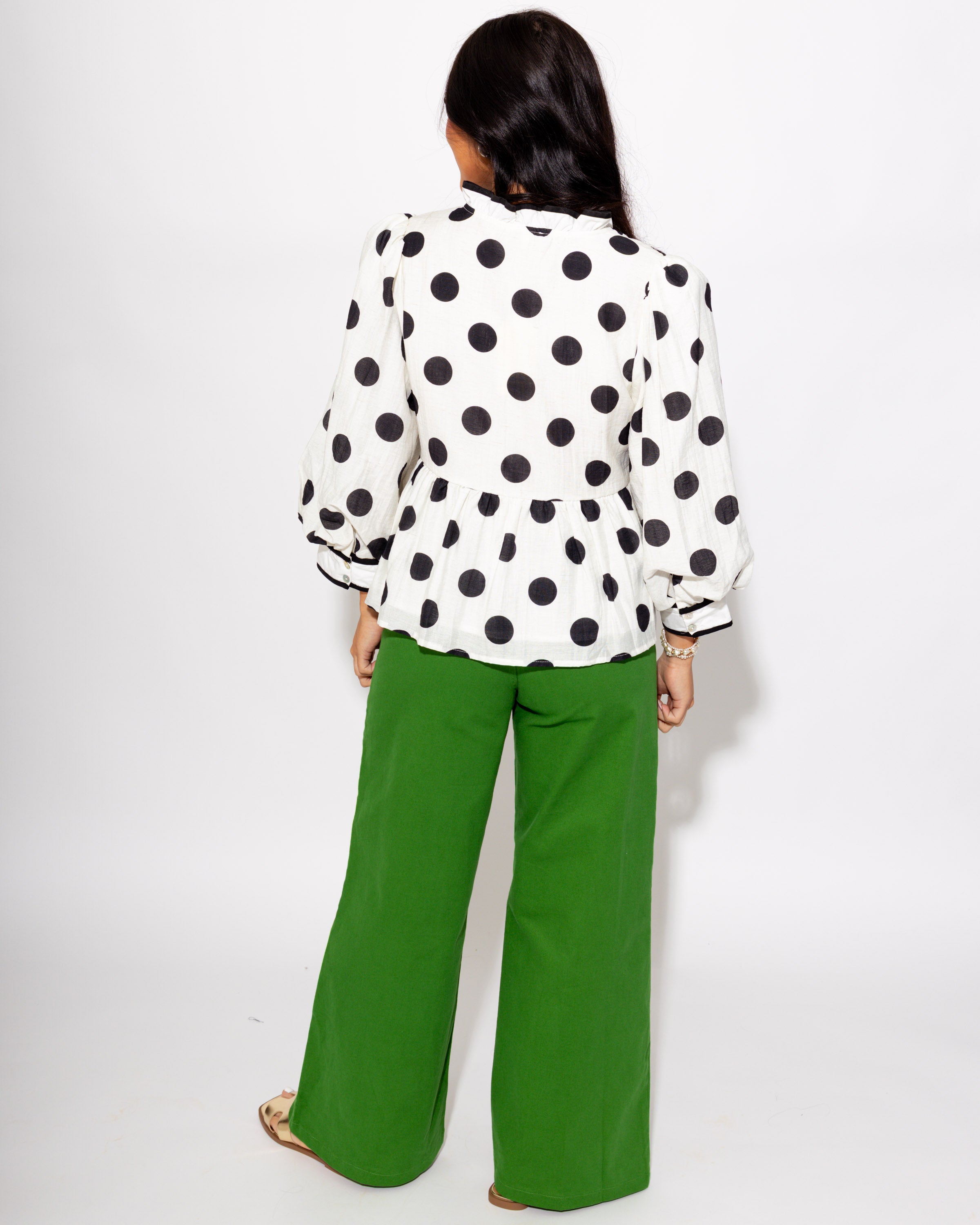Modern High-Rise Wide-Leg Pants