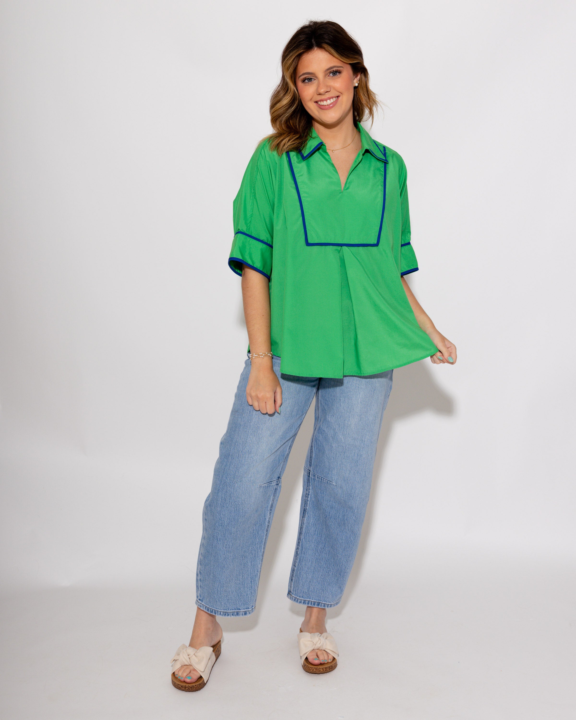 Vervet | High Rise Light Wash Wide Barrel Jeans