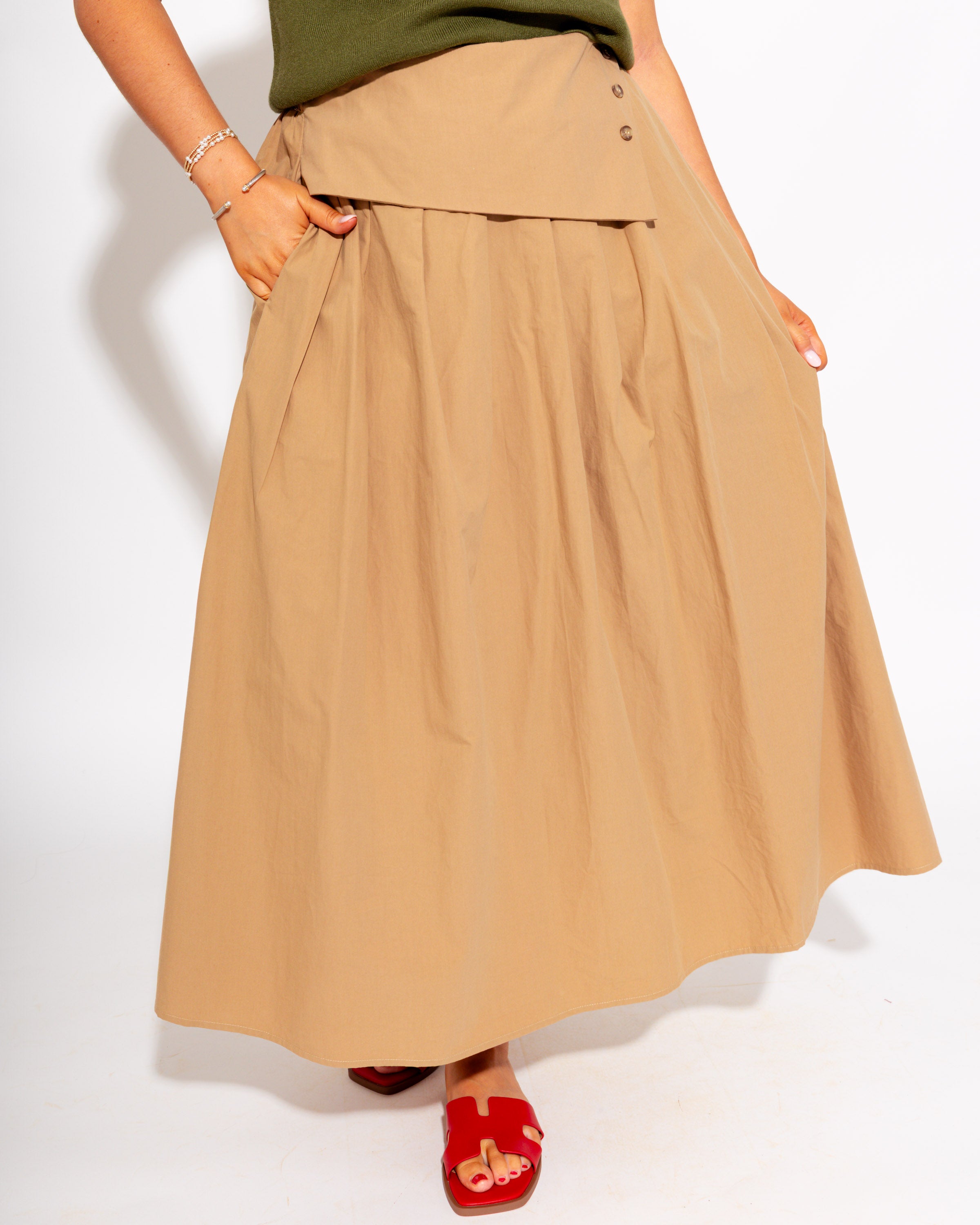 Softly Sophisticated Flowy Skirt
