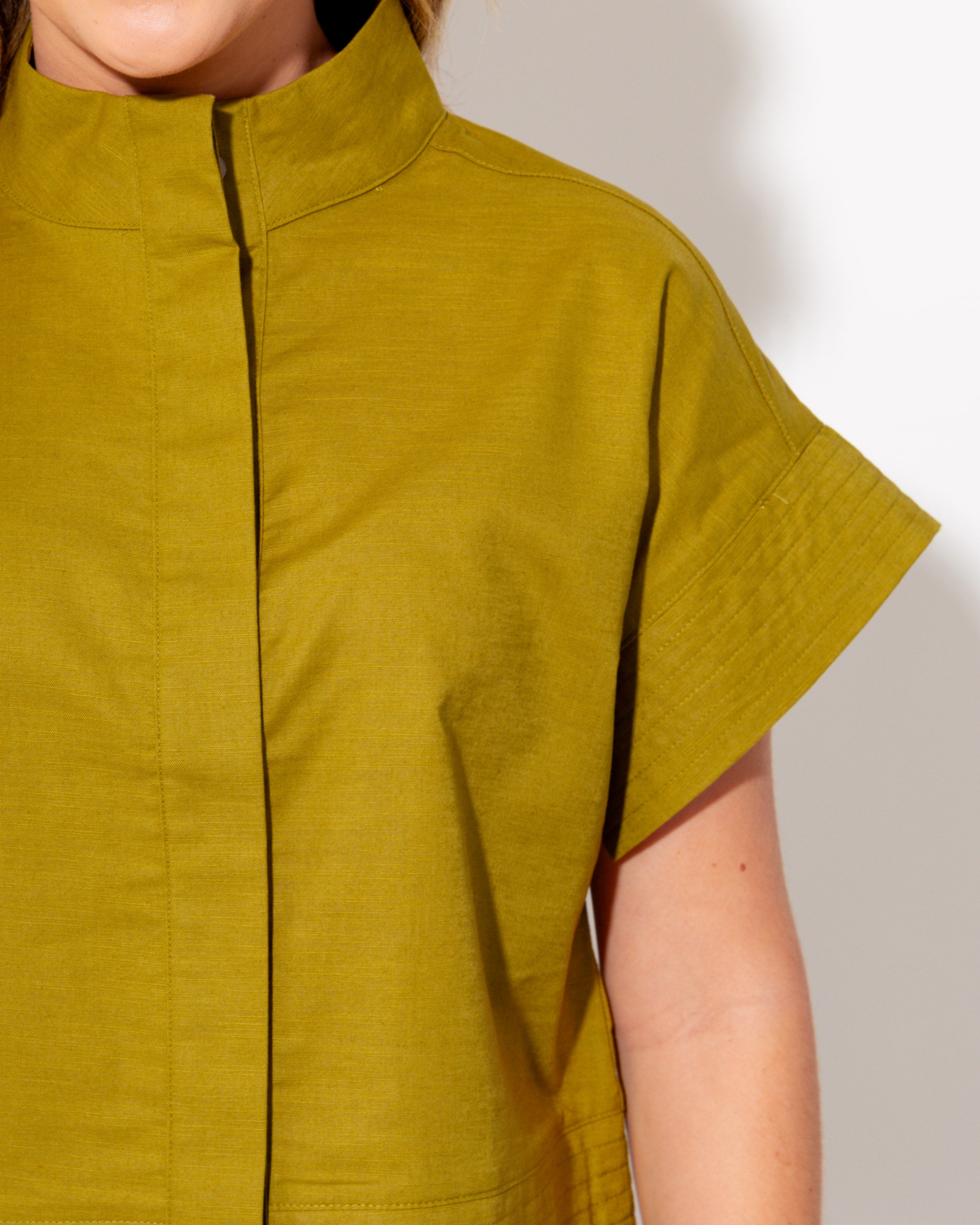 Timeless Short Sleeve Top in Martini Olive