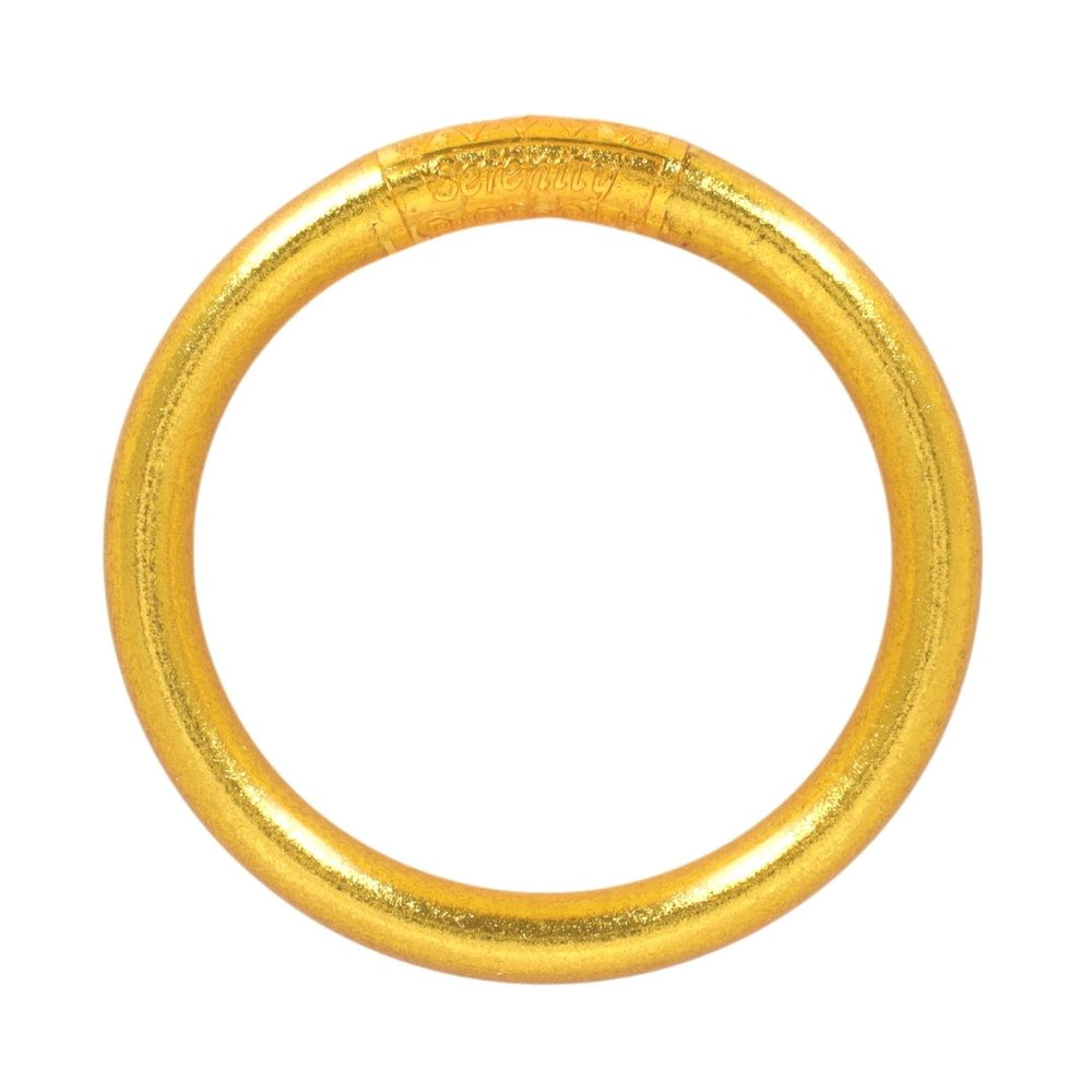 Gold Tzubbie All Weather Bangle® (AWB®) - Serenity Prayer