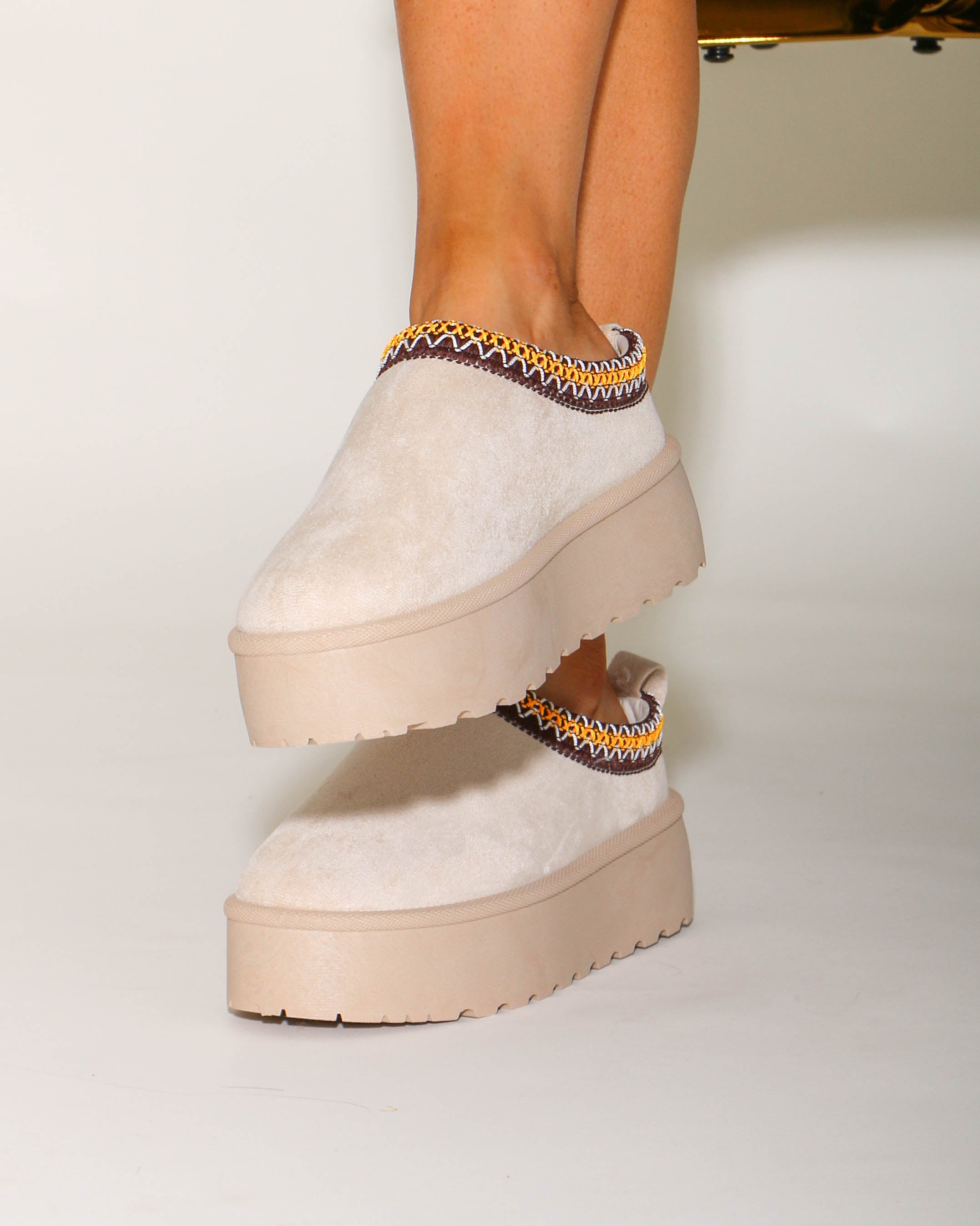 Mule Slip-ons in Moon