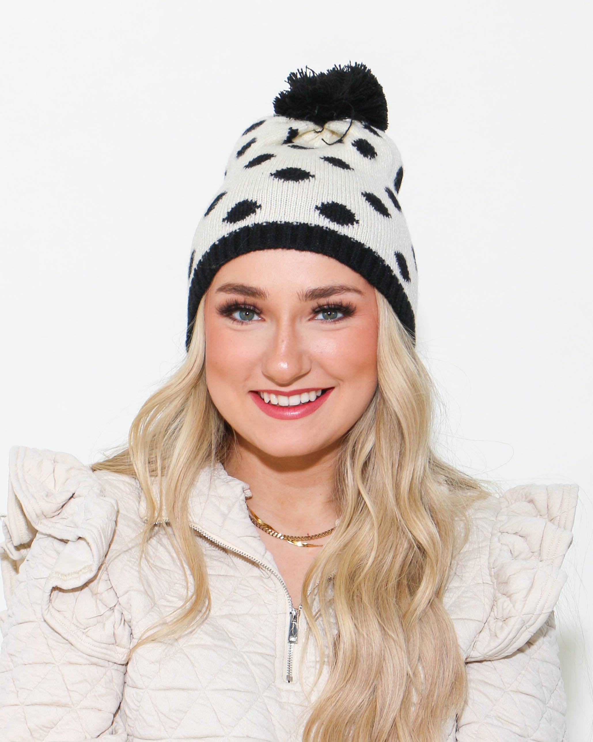 Polka Dot Beanie