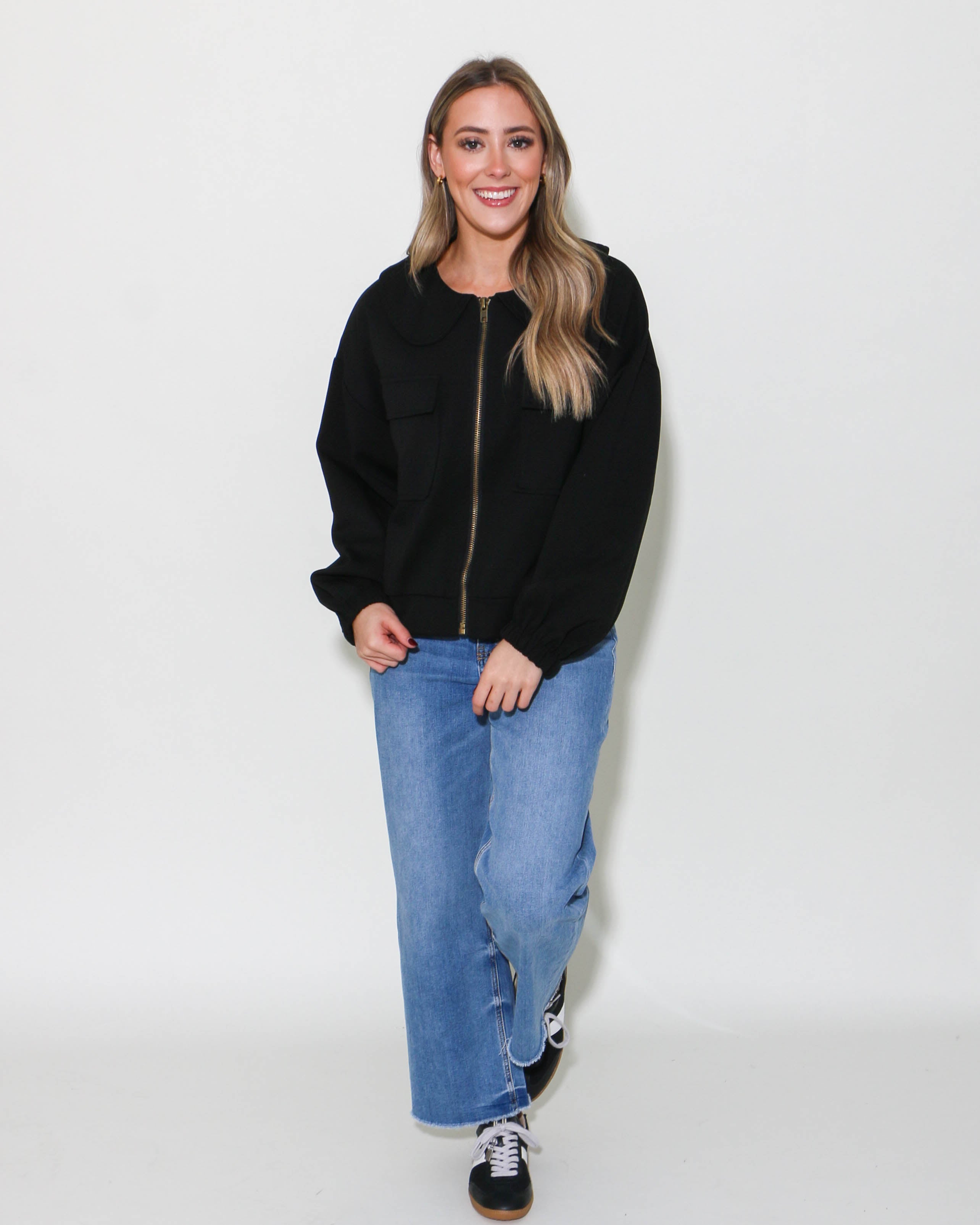 Solid Long Sleeve Jacket