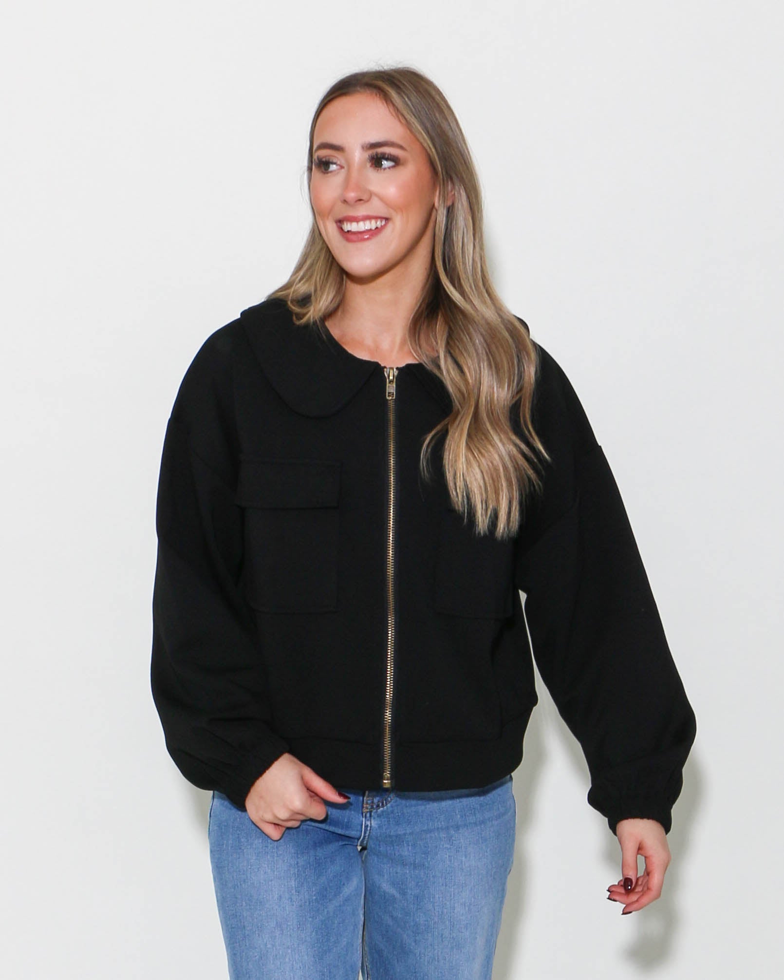 Solid Long Sleeve Jacket
