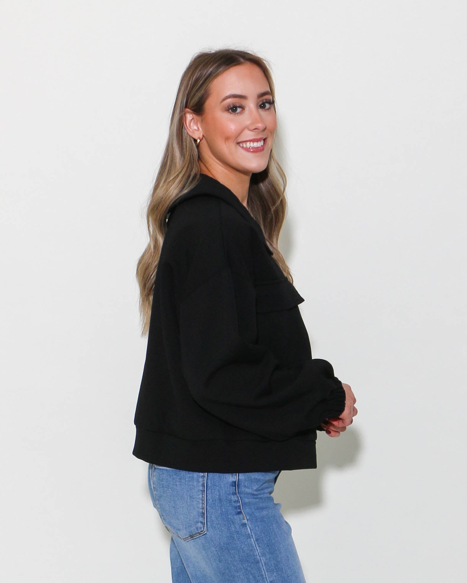 Solid Long Sleeve Jacket