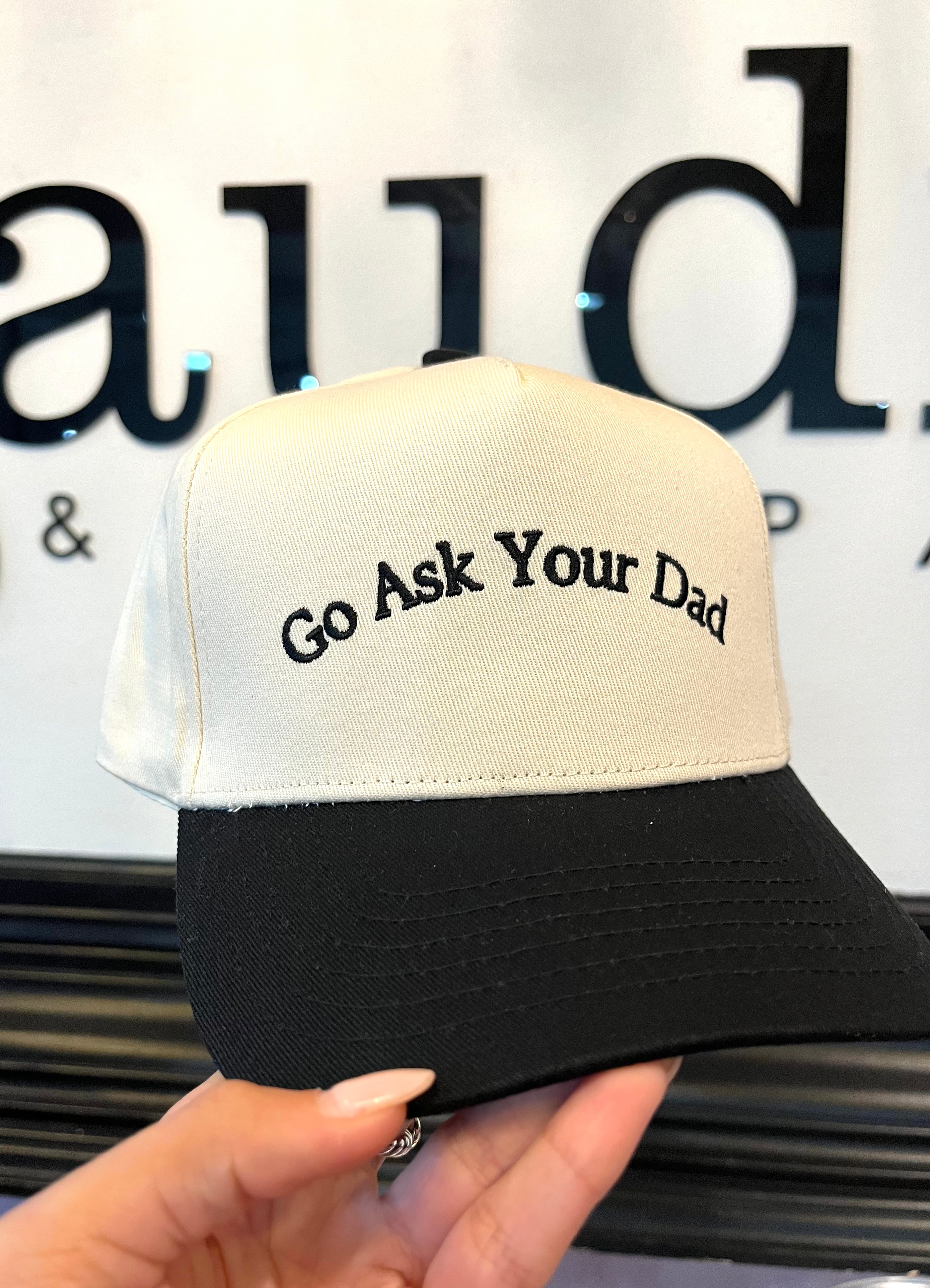 Go Ask Your Dad Vintage Trucker Hat