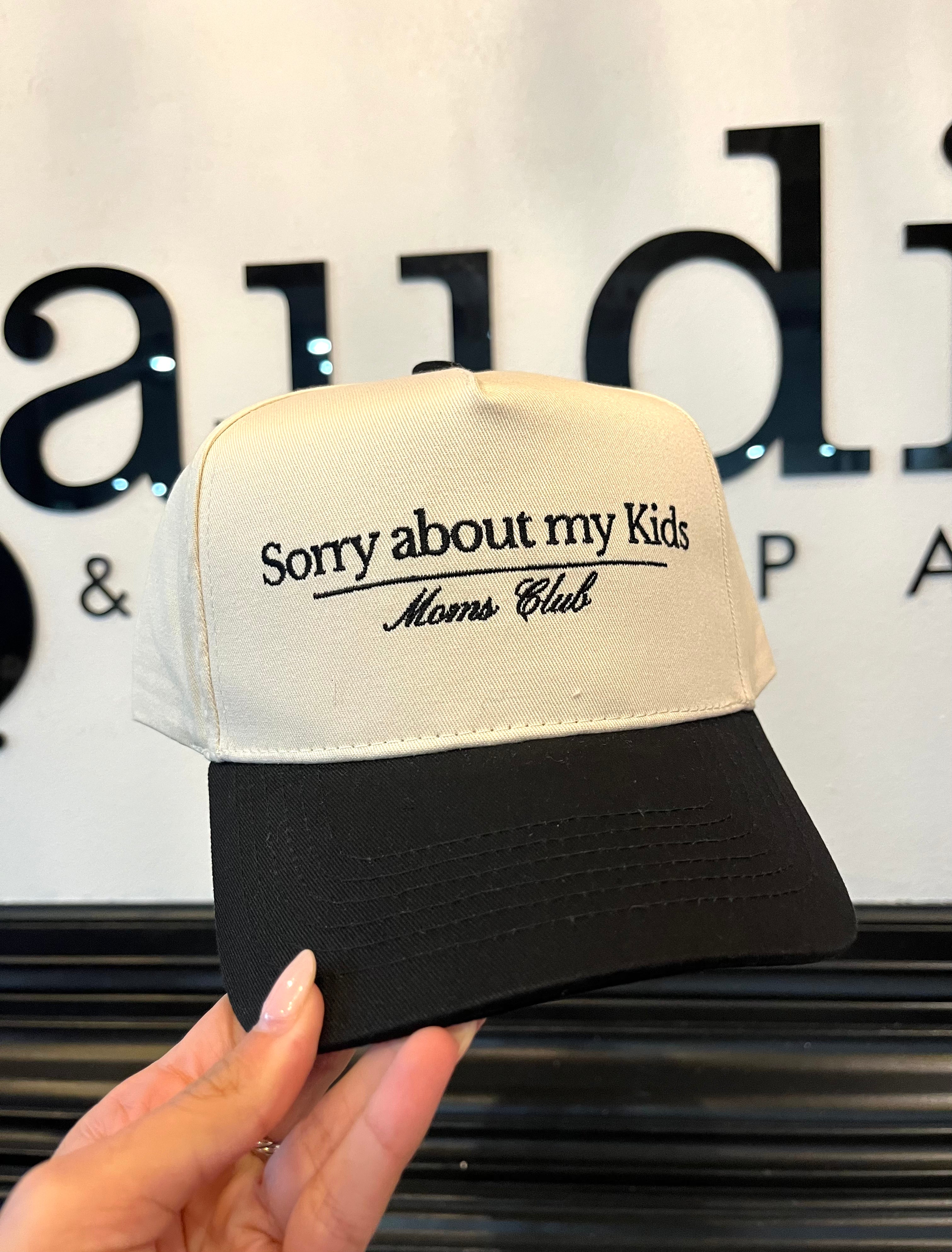 Sorry About My Kids Vintage Trucker Hat