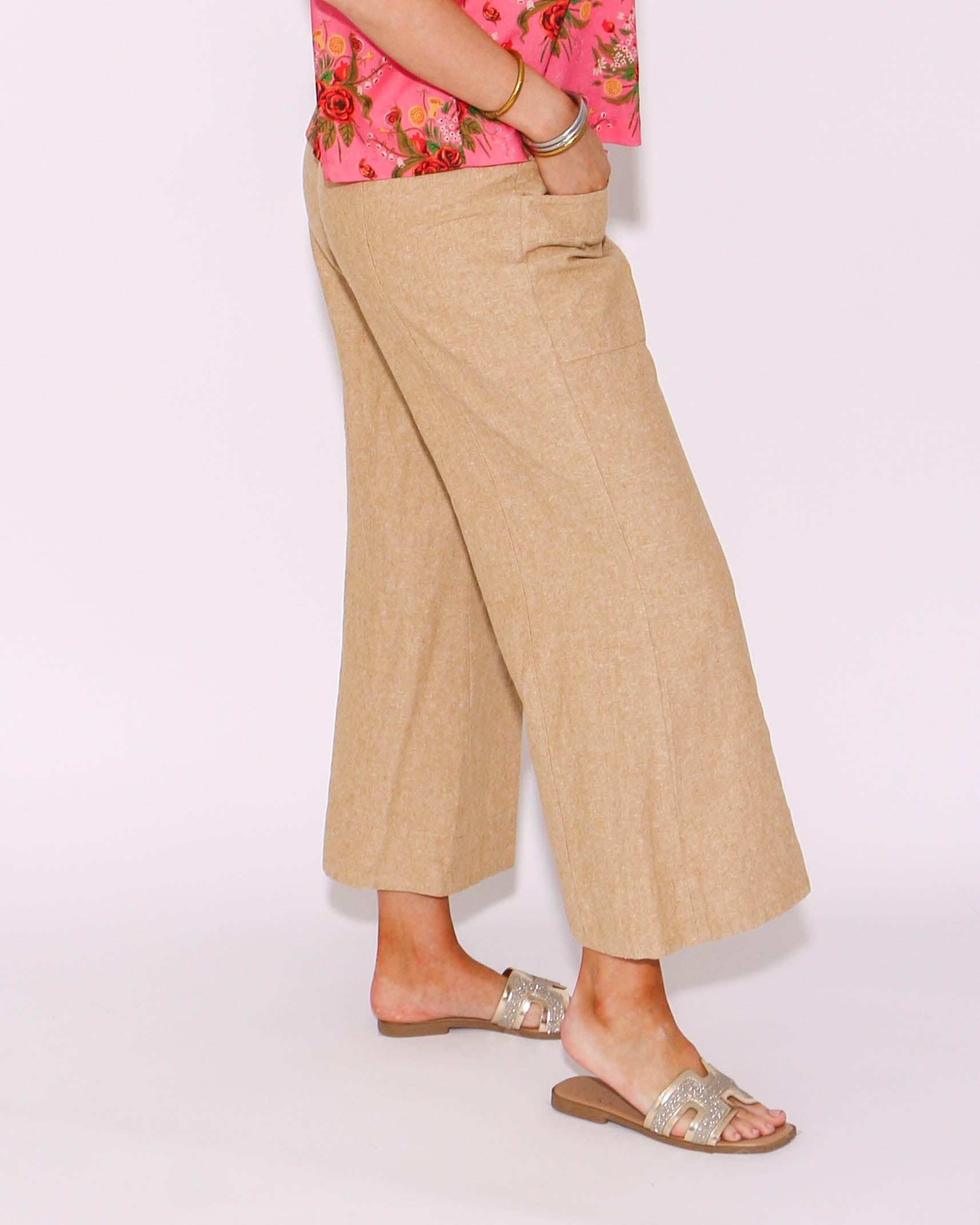 Ivy Jane | Slouch Pocket Pant in Camel