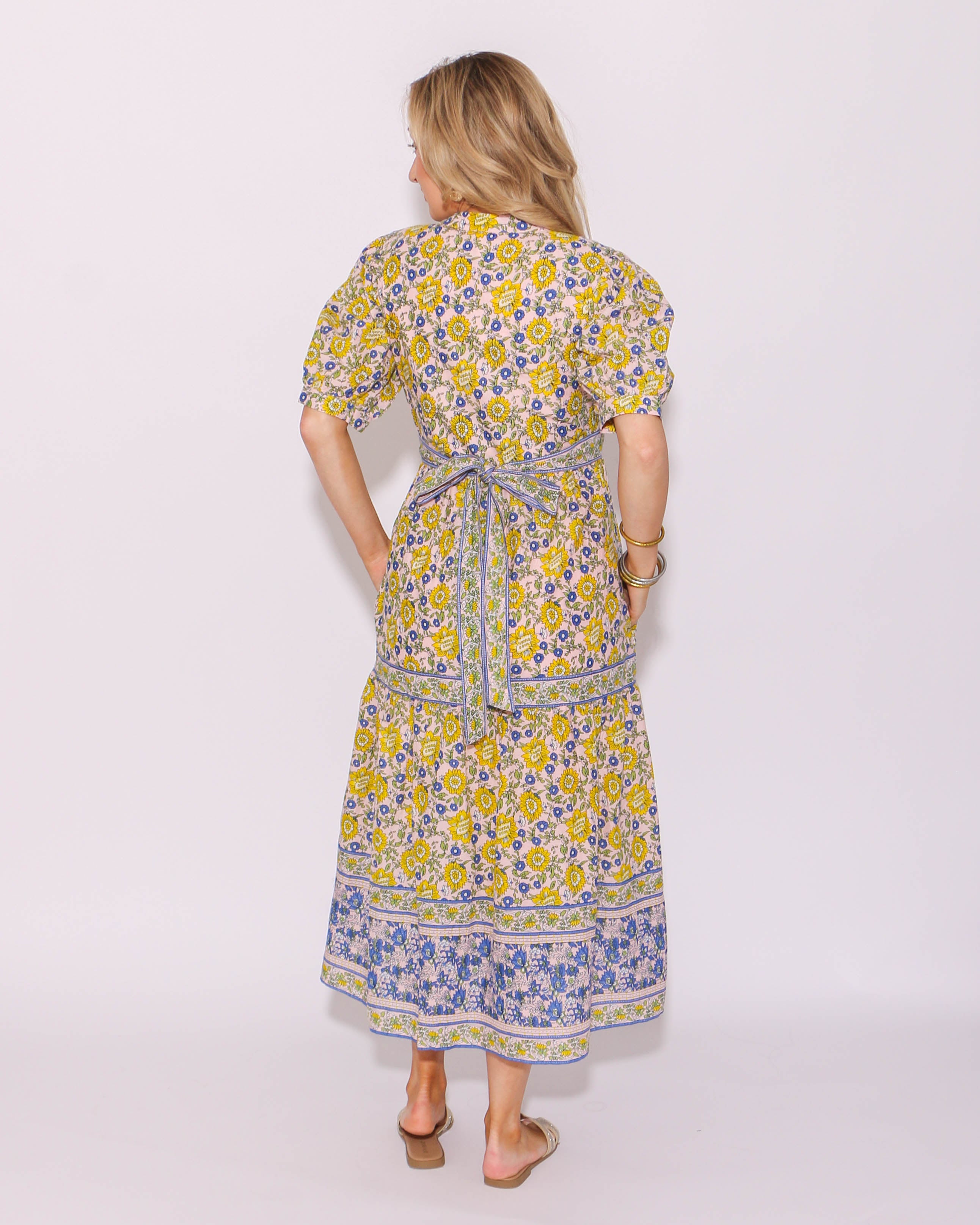Ivy Jane | Banded Block Print Dress