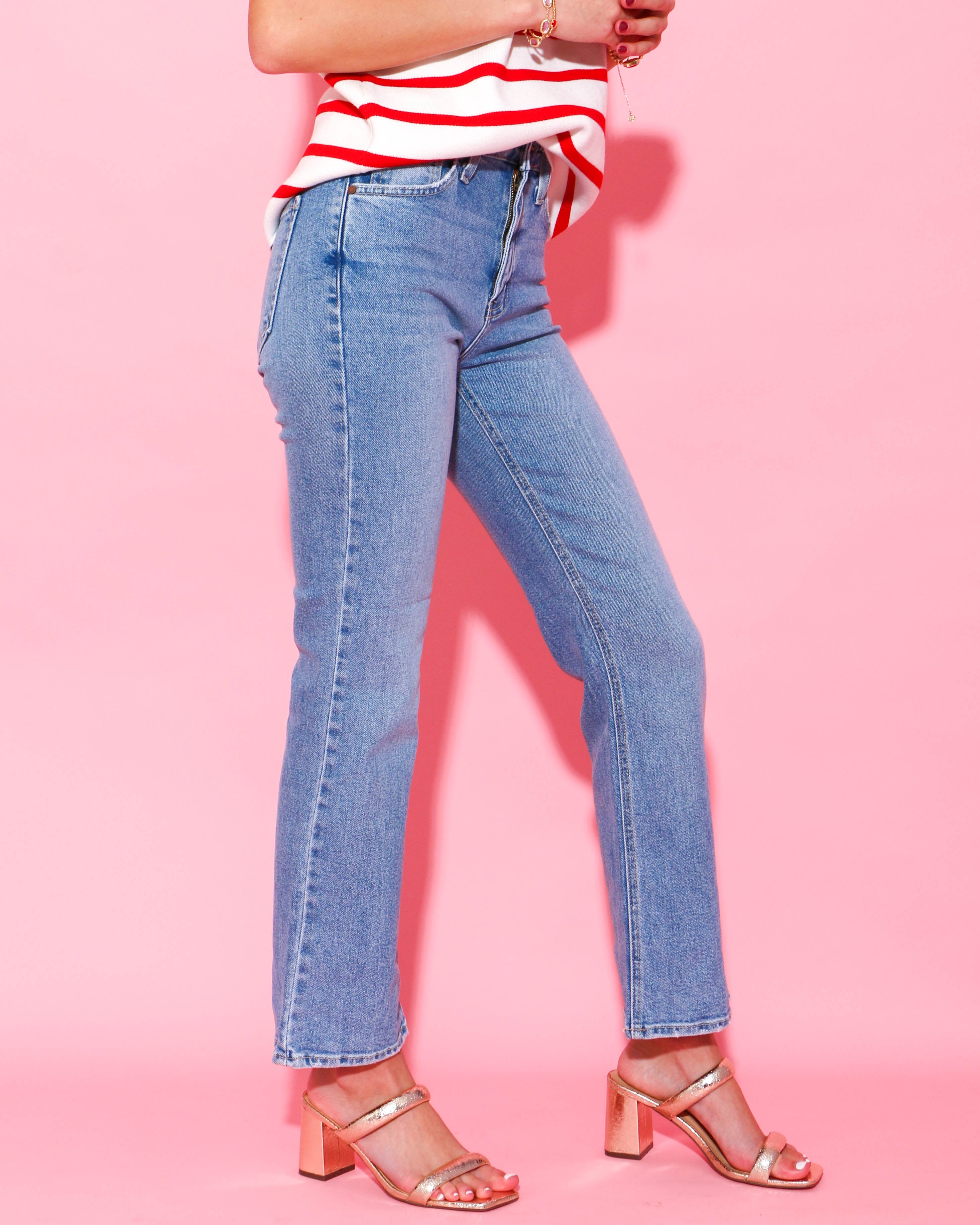 Slim Cropped Bootcut Jean