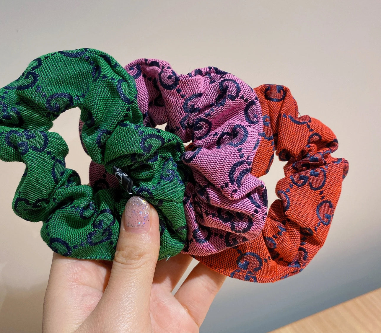Luxury Printed Scrunchies