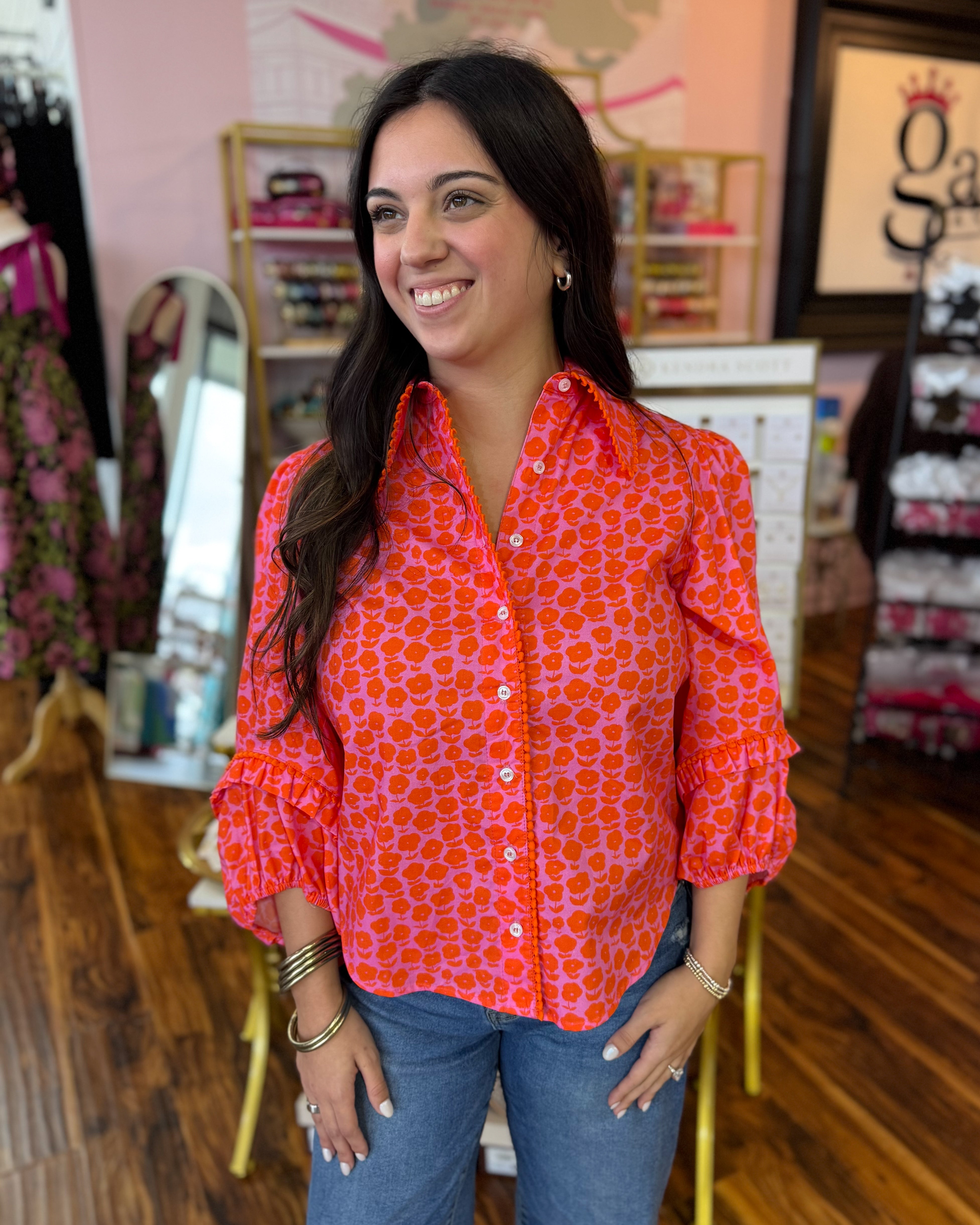 Ivy Jane | Puffy Daisy Top