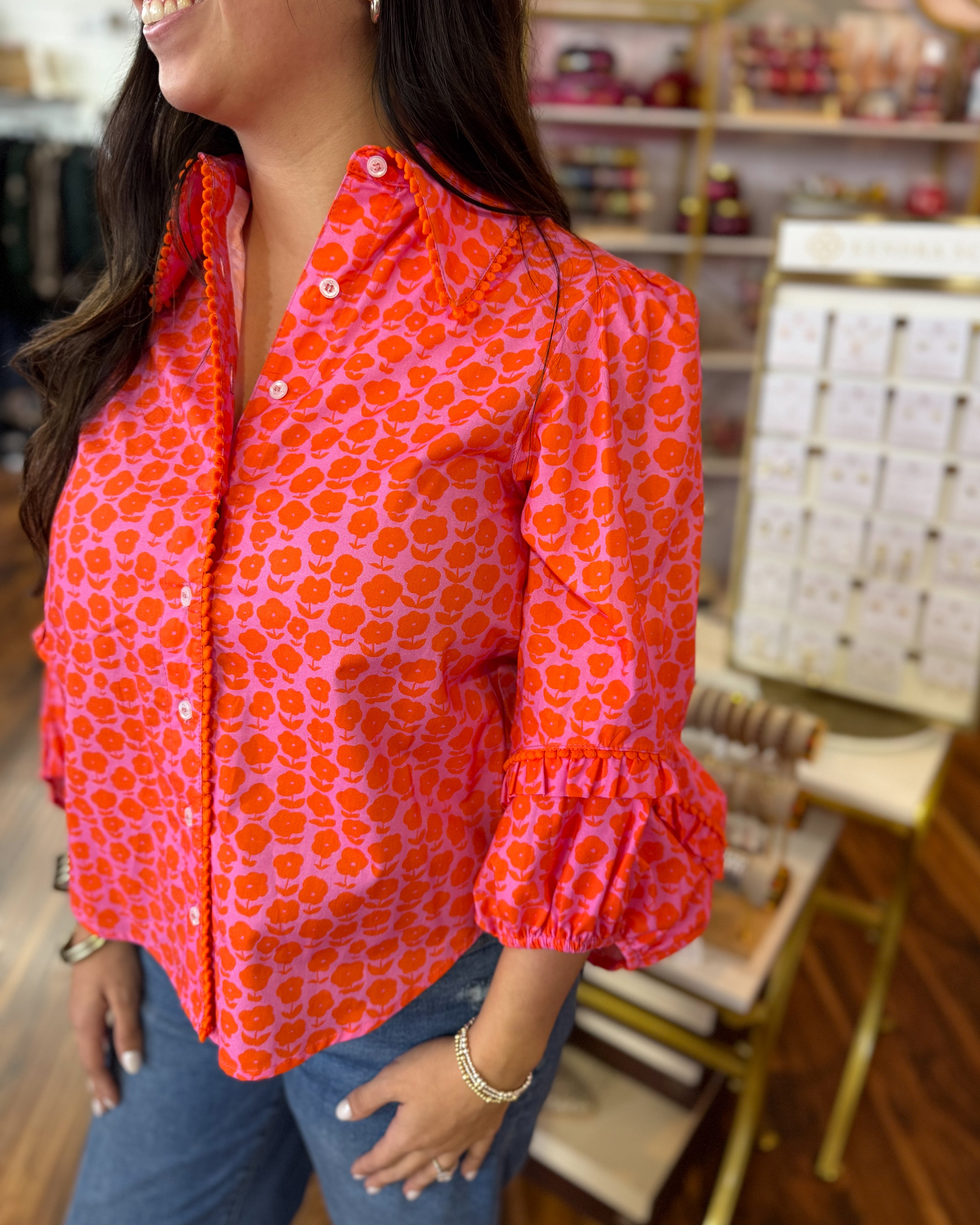 Ivy Jane | Puffy Daisy Top