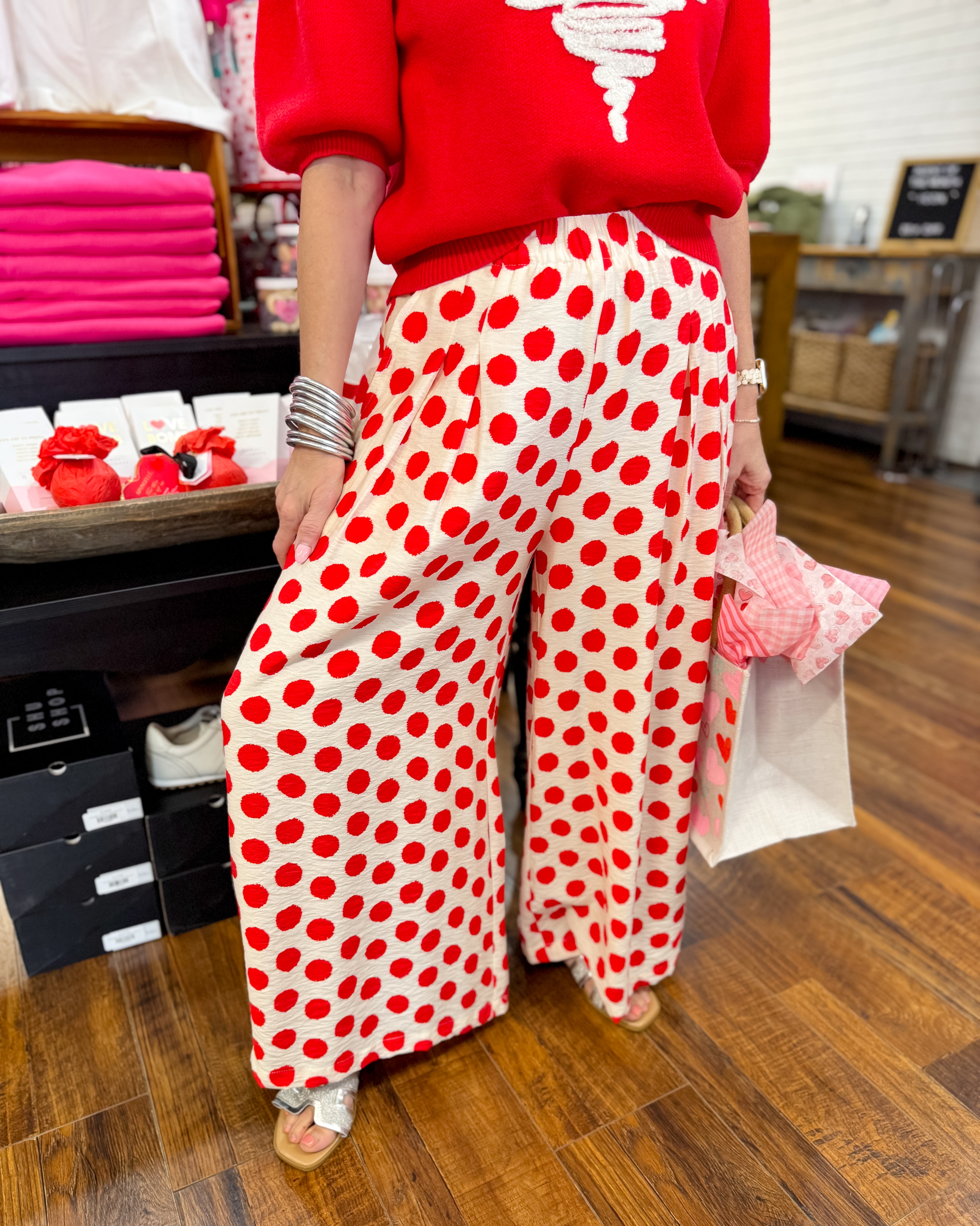 Red Polka Dot Playtime Pants