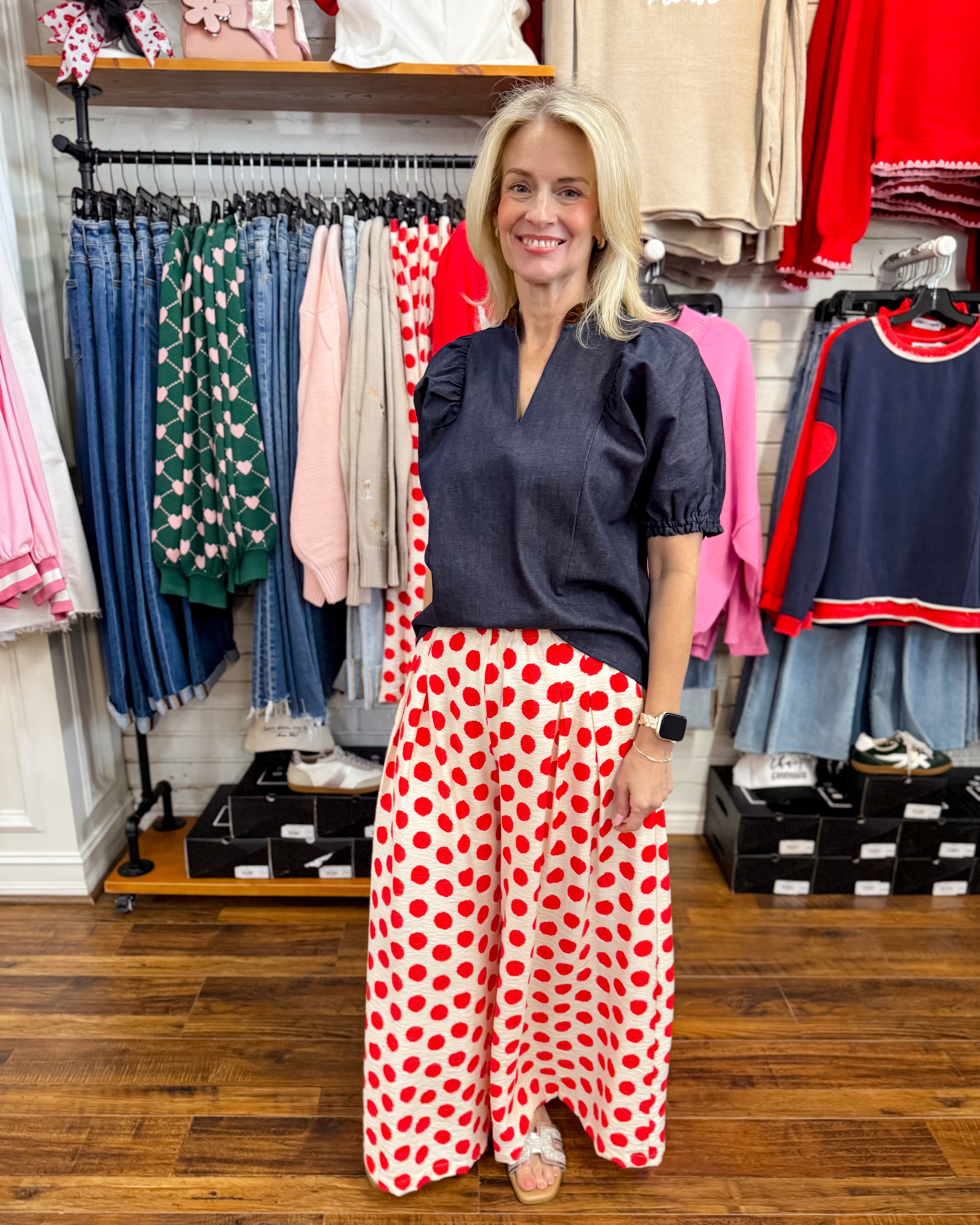 Red Polka Dot Playtime Pants