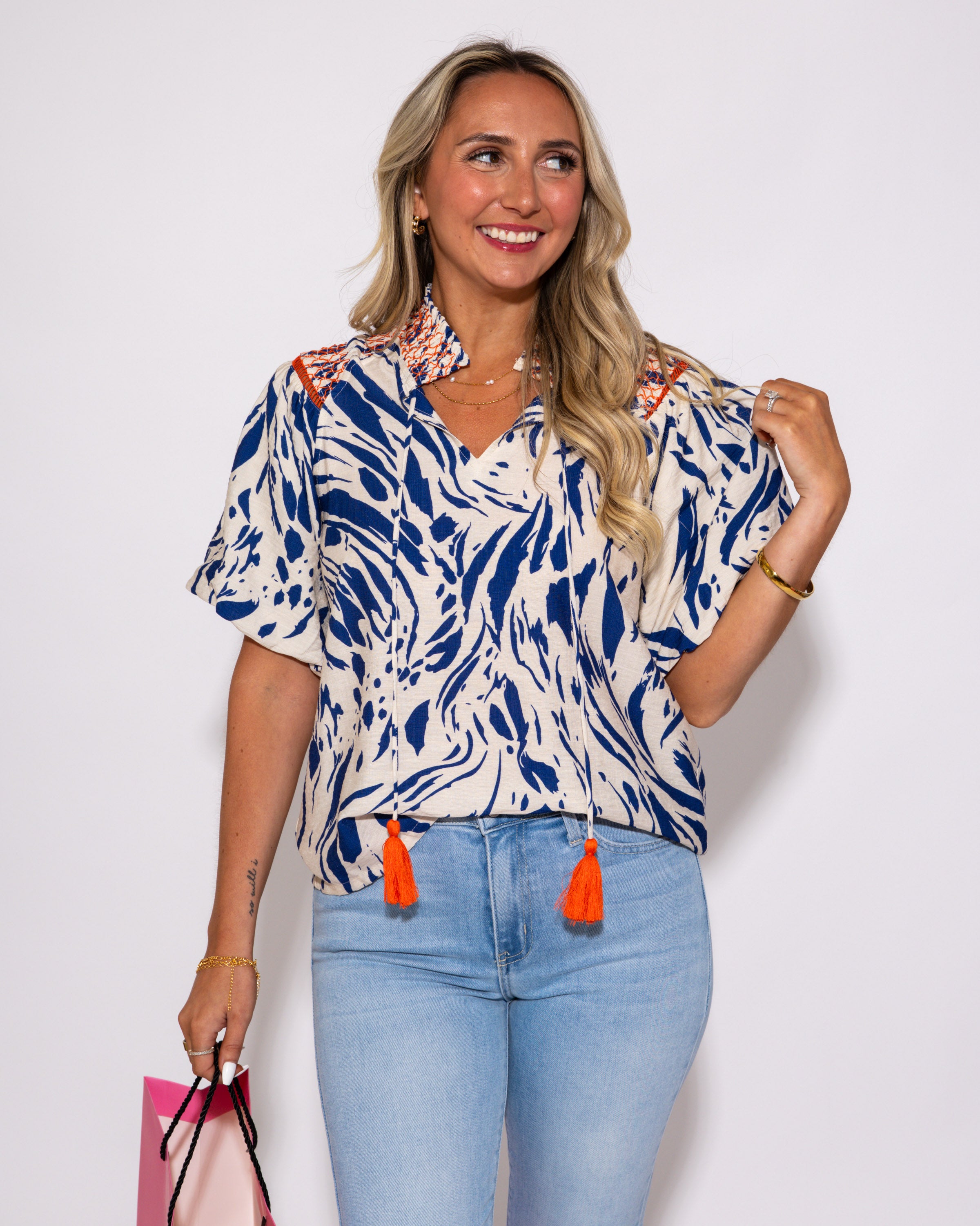 Breezy Tassel Top