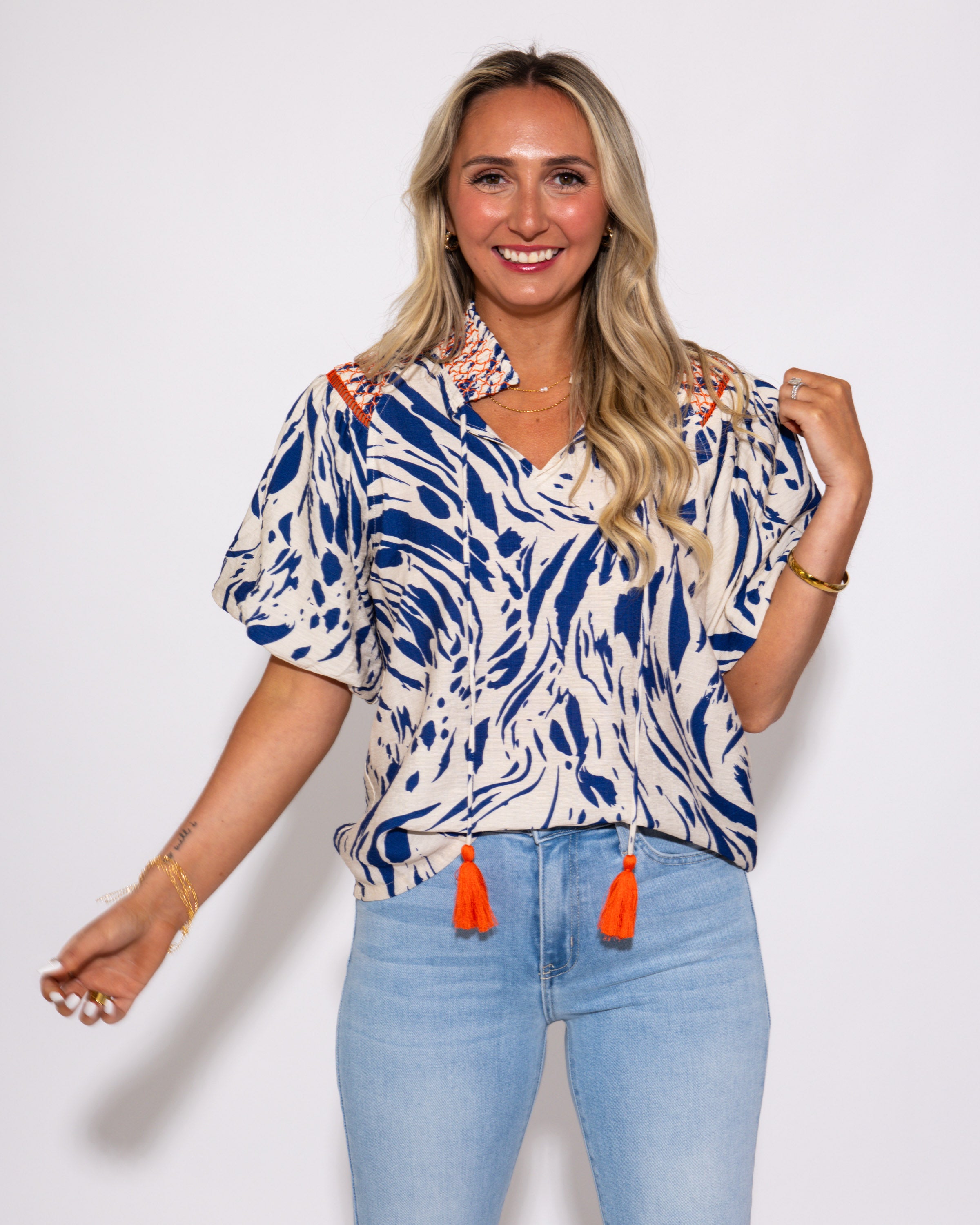 Breezy Tassel Top