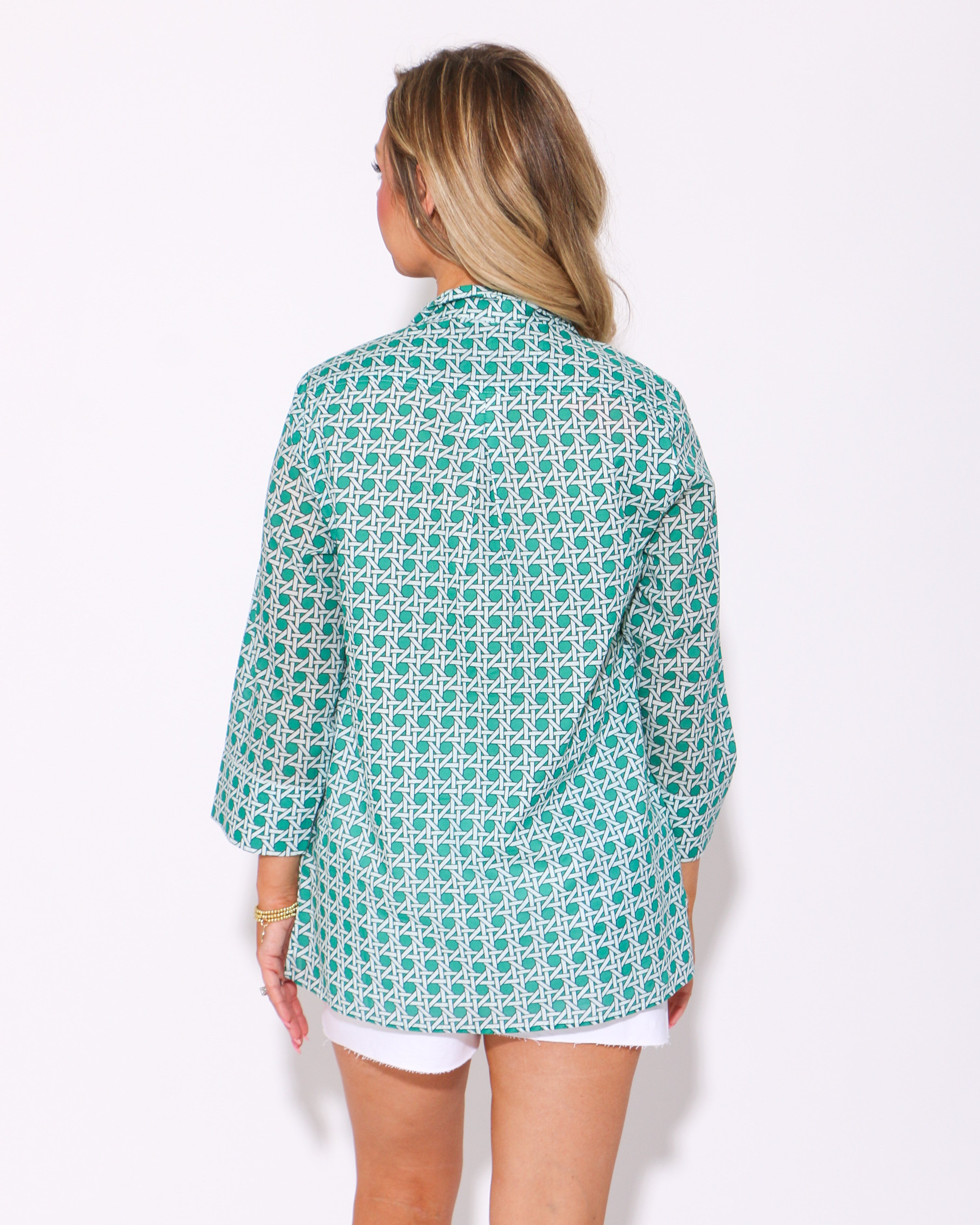 Cricket Top in Rattan Jade