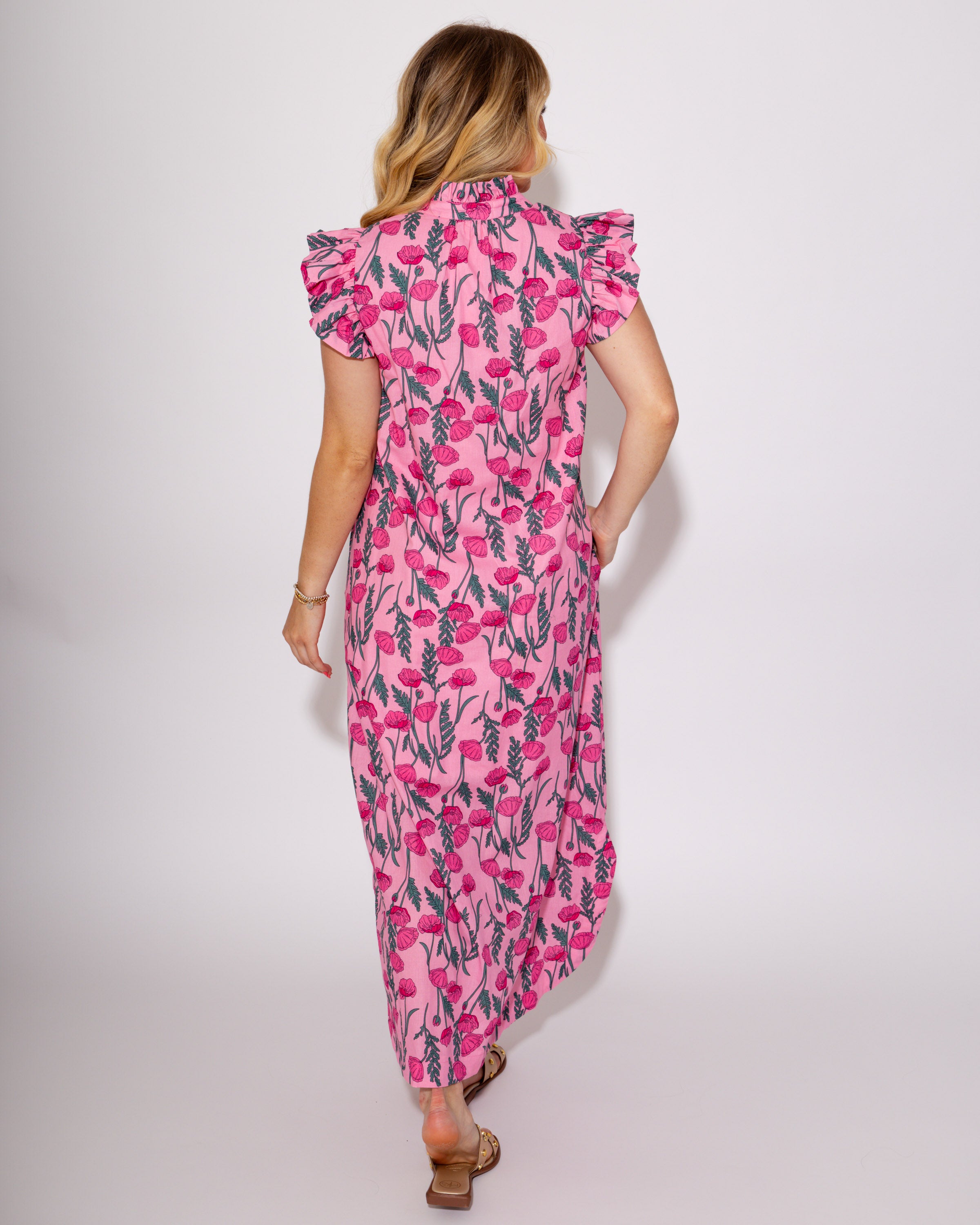 Blush Bloom Midi Dress