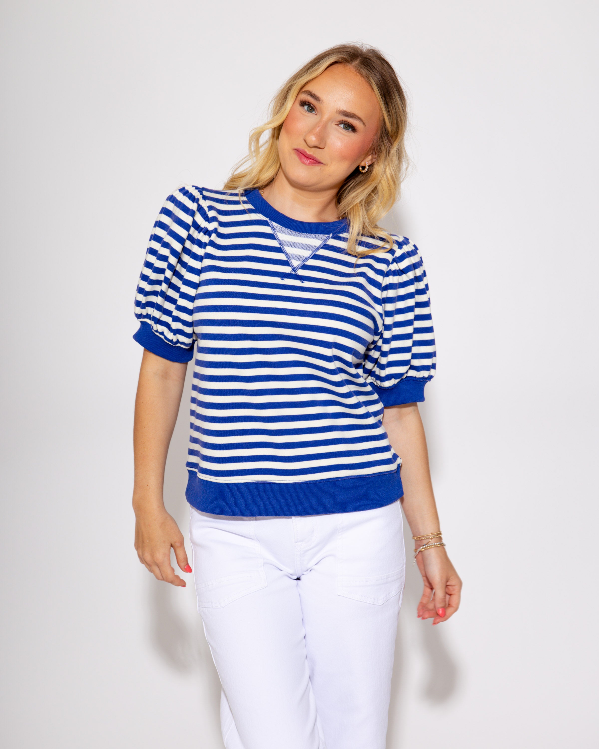 The Sideline Spirit Popover in Royal Blue