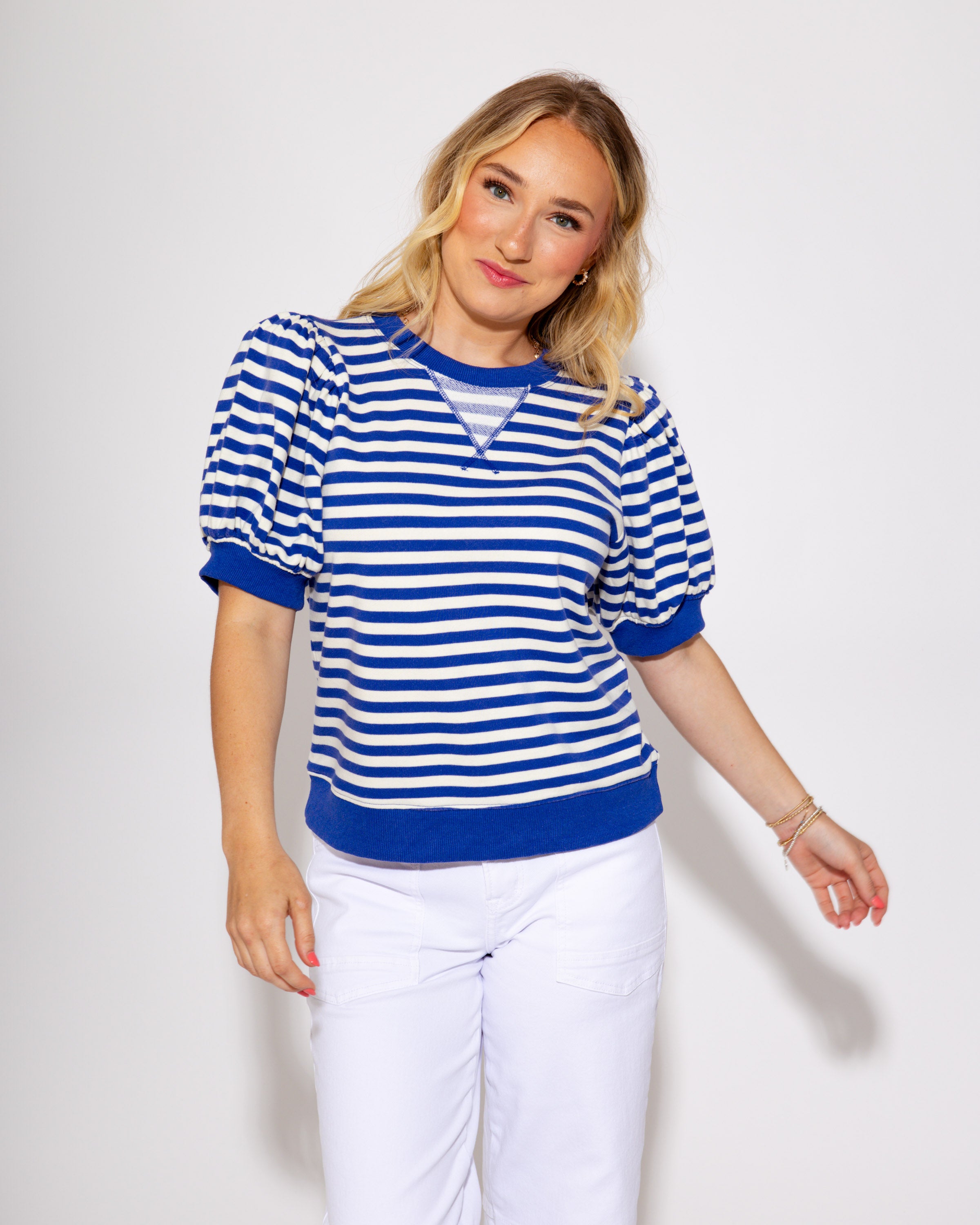 The Sideline Spirit Popover in Royal Blue