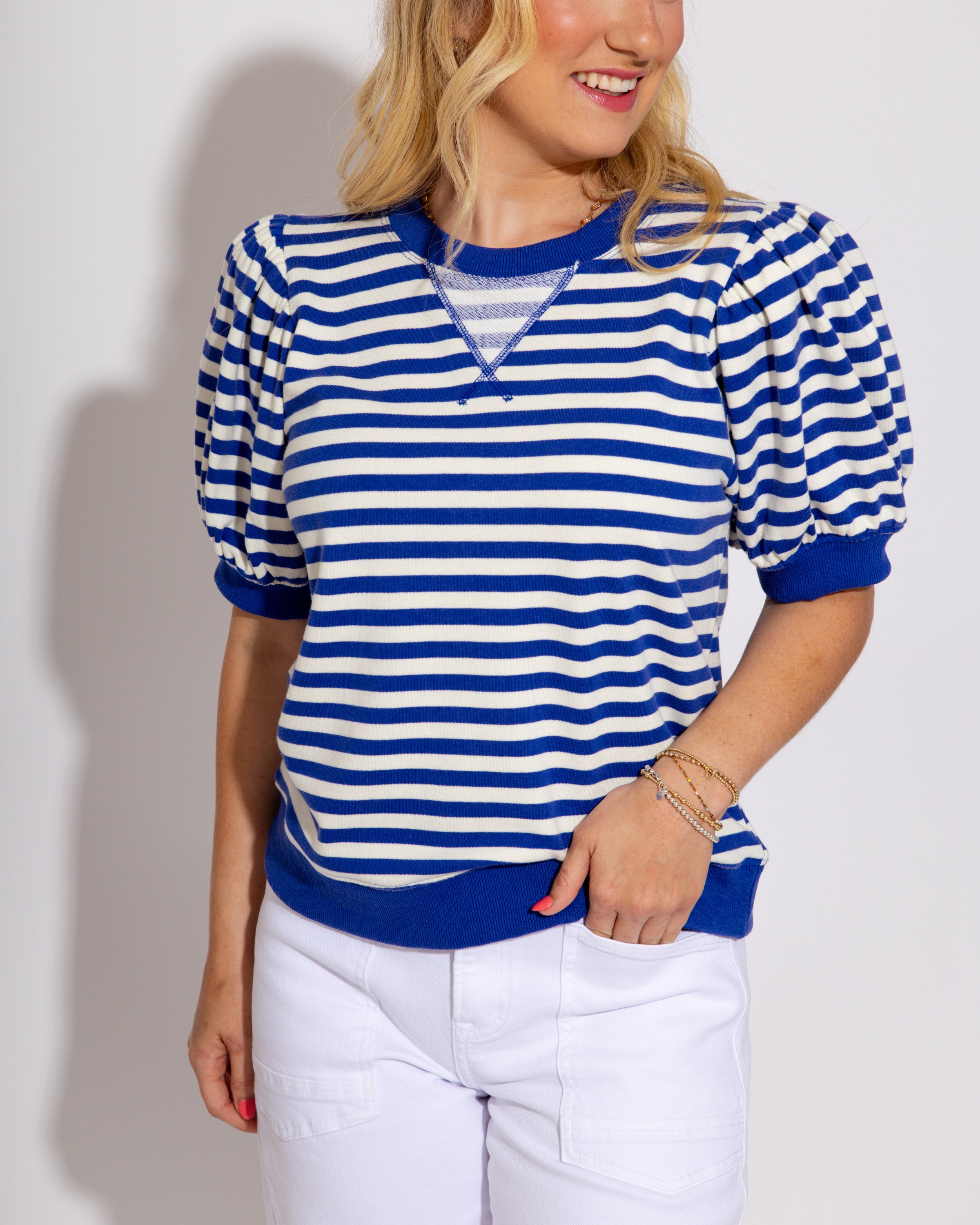 The Sideline Spirit Popover in Royal Blue